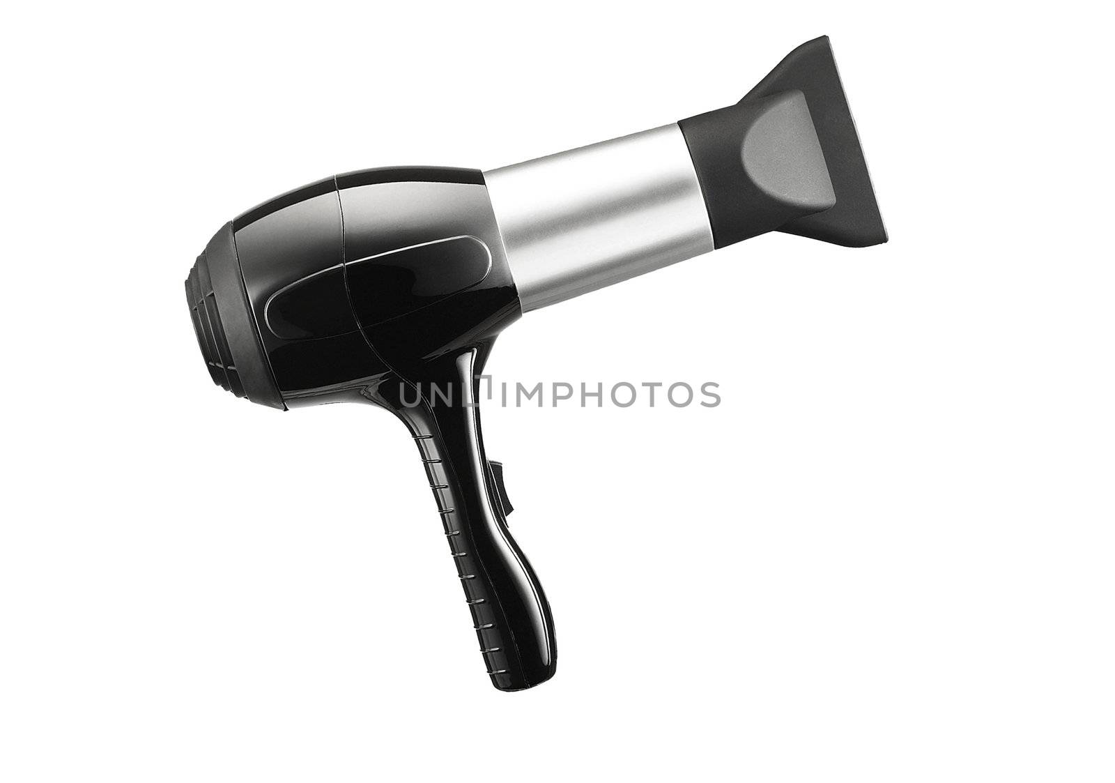 Hair dryer isolated on white