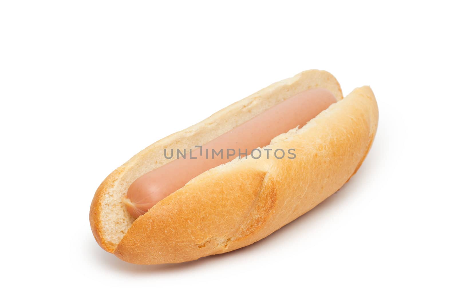 hot dog isolated on white