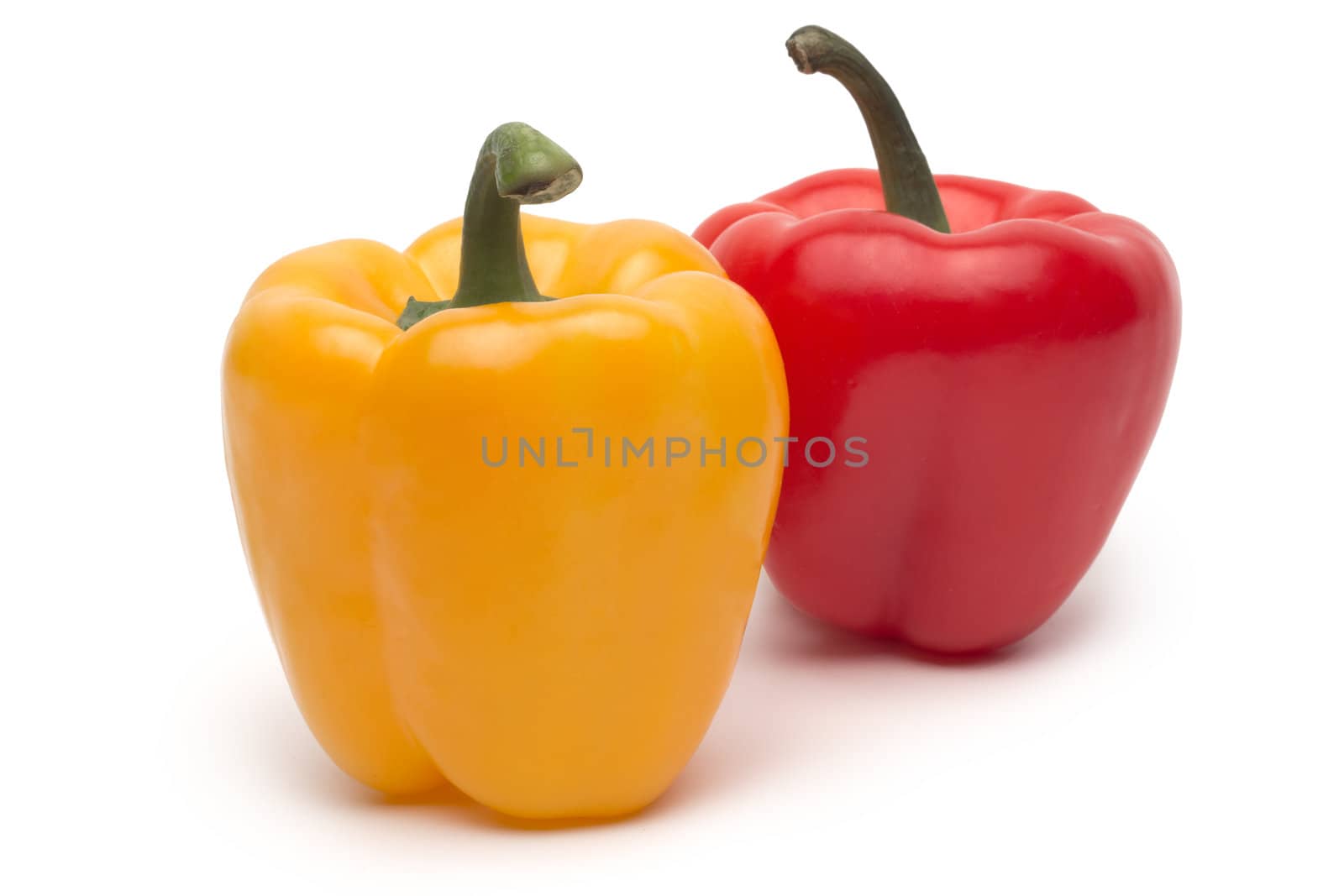 red pepper isolated on white background