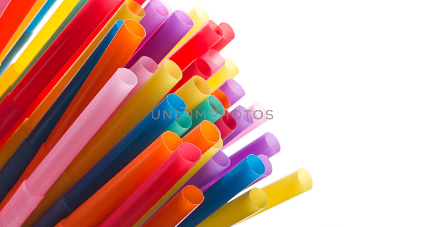 Multi Color flexible straws