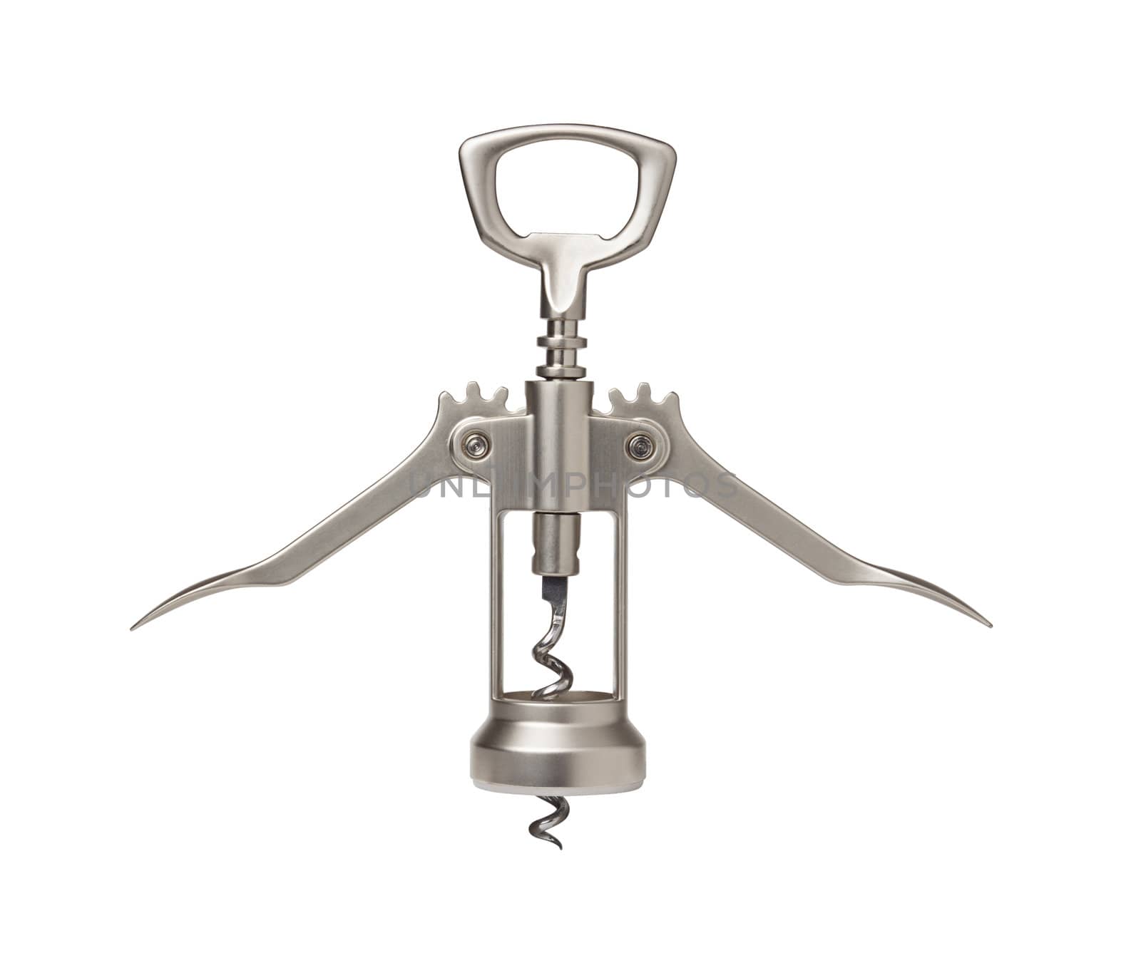 corkscrew isolated on white