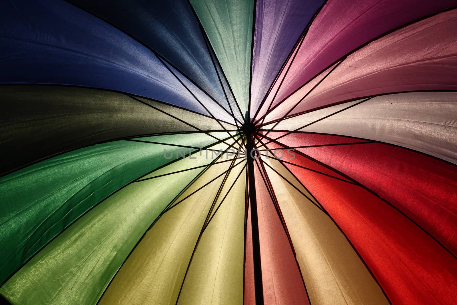 multicolored umbrella by cococinema