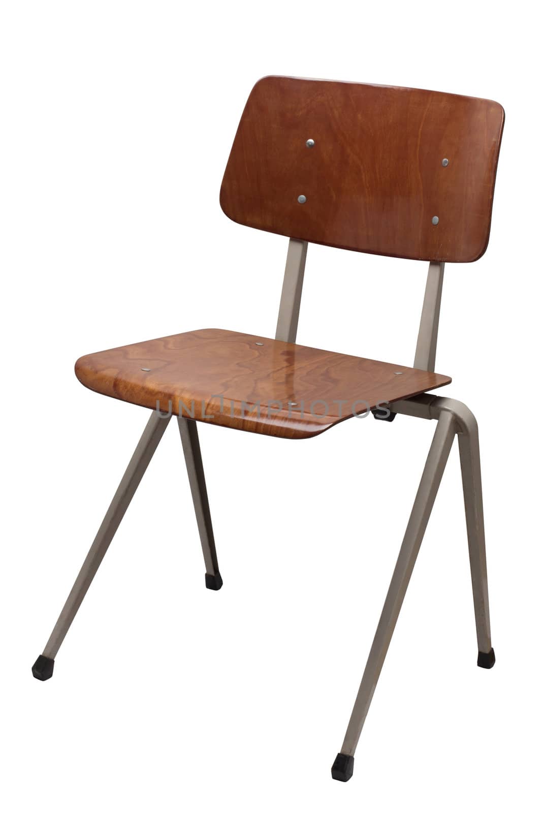 Office Brown chair isolated on white
