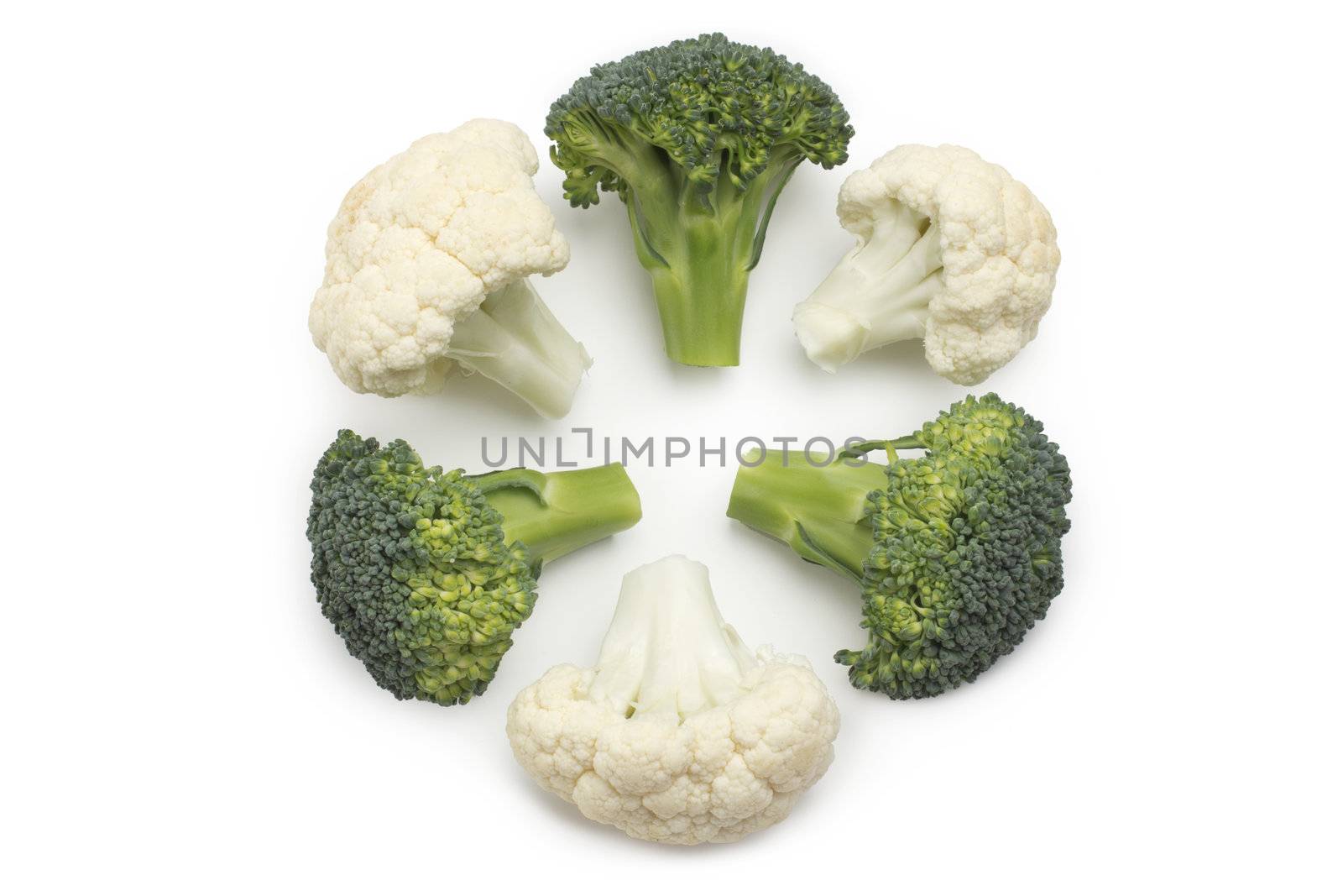 Broccoli isolated on white background