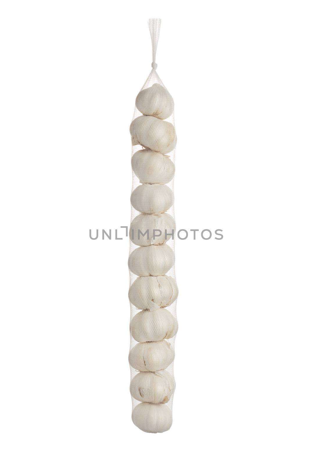 bunch of garlic with precise