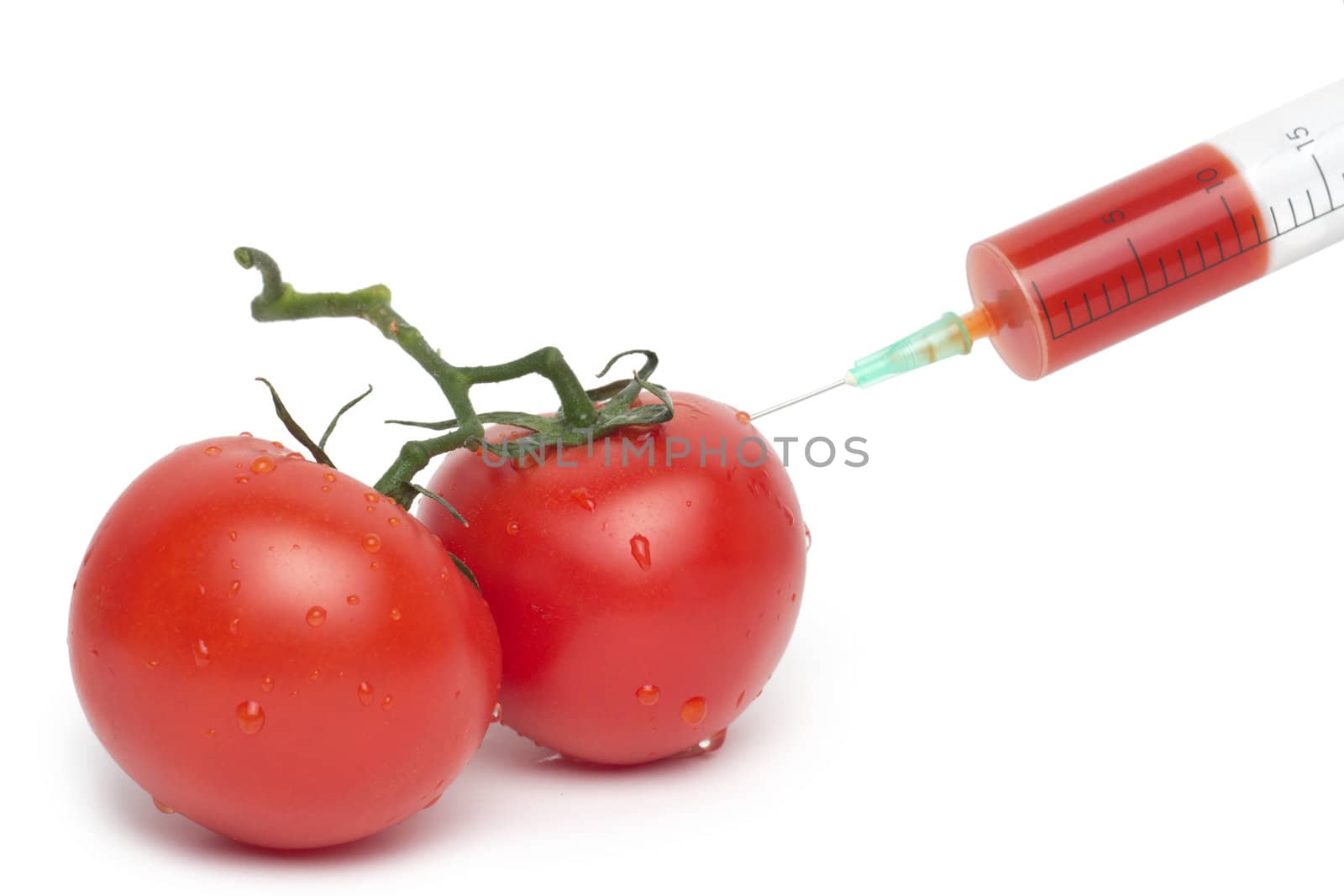 Tomato injection - concept