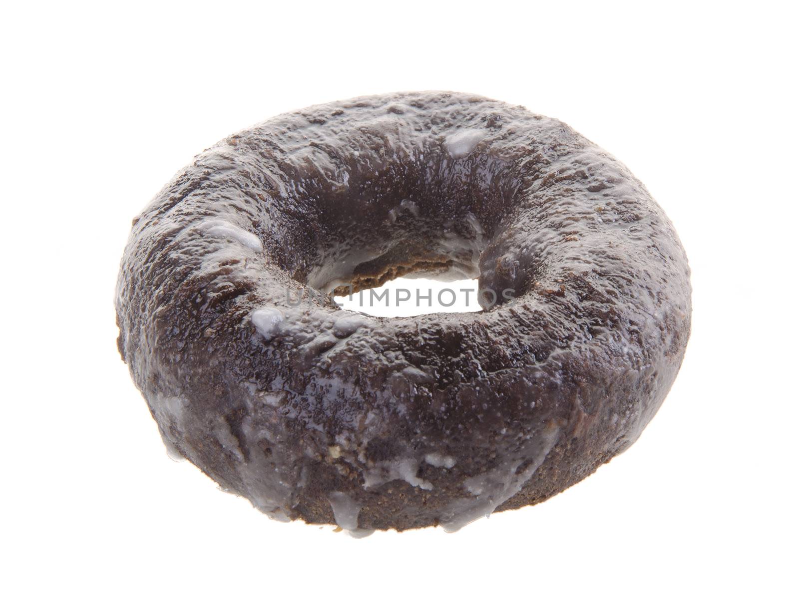 donuts, chocolate donuts on background