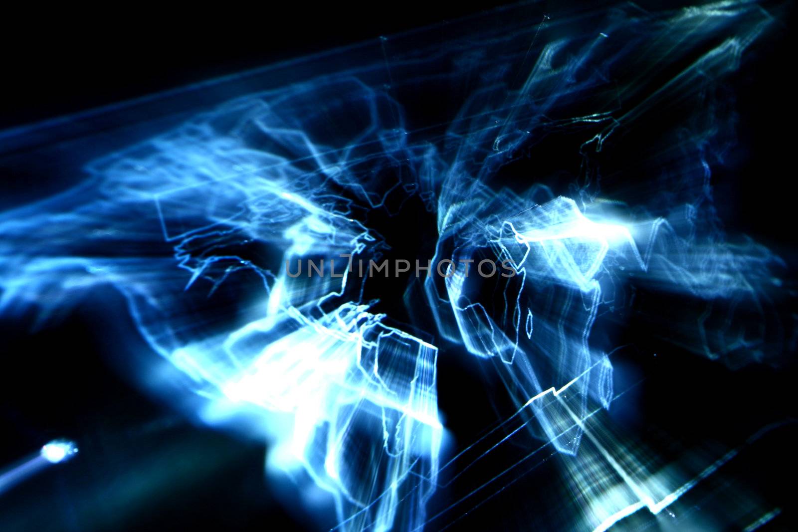 abstract map glow close up background