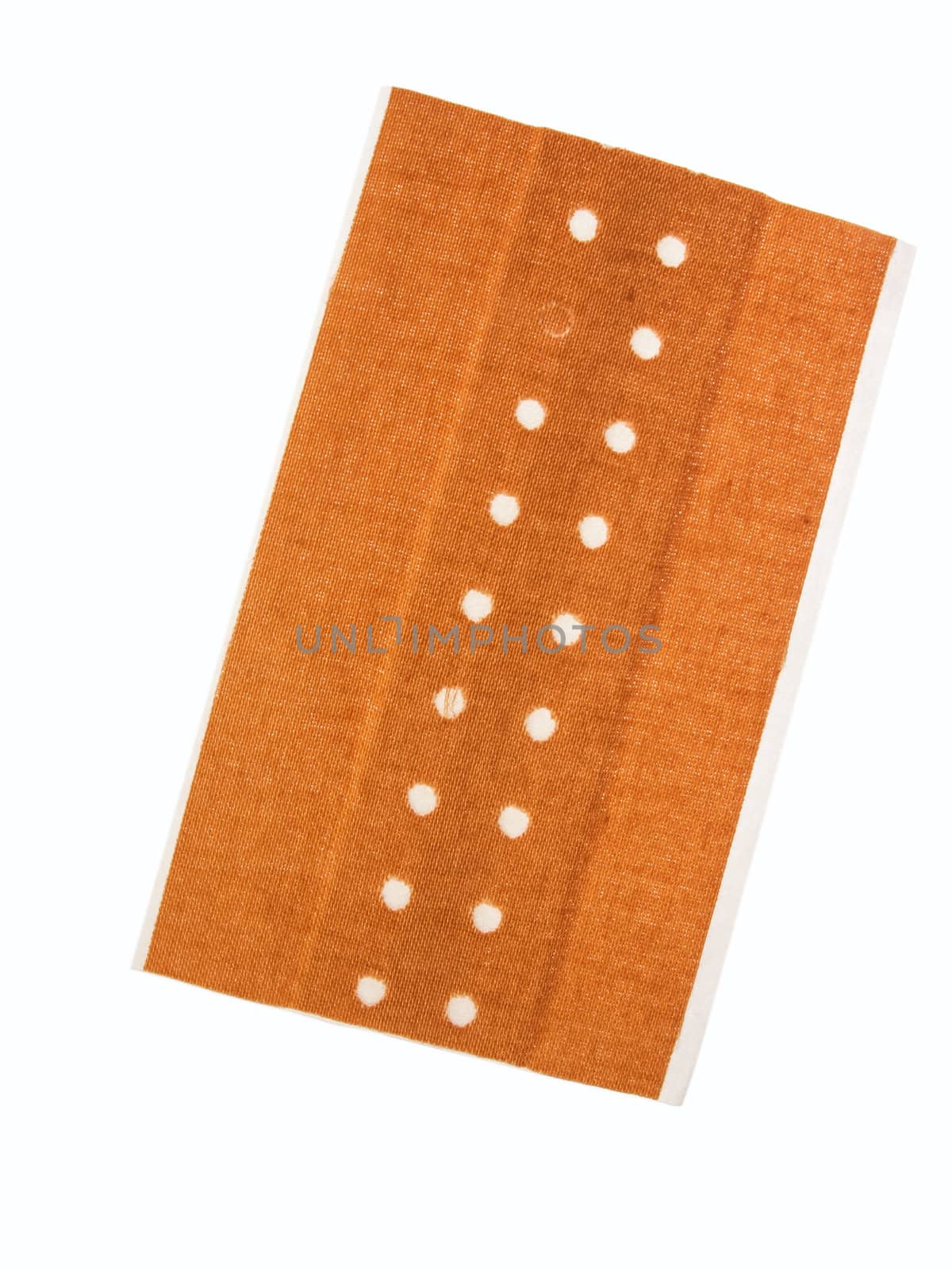 plasters on a white background