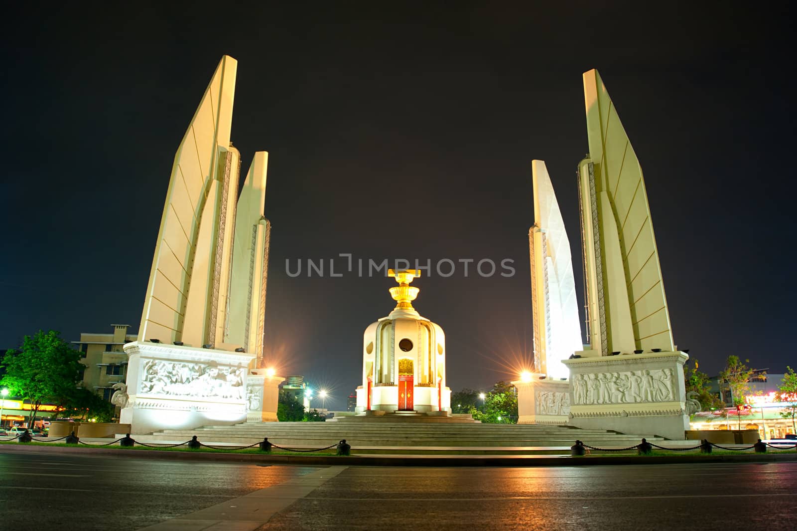 The Democracy Monument (Thai: Anusawari Prachathipatai) is a public monument in the centre of Bangkok, capital of Thailand