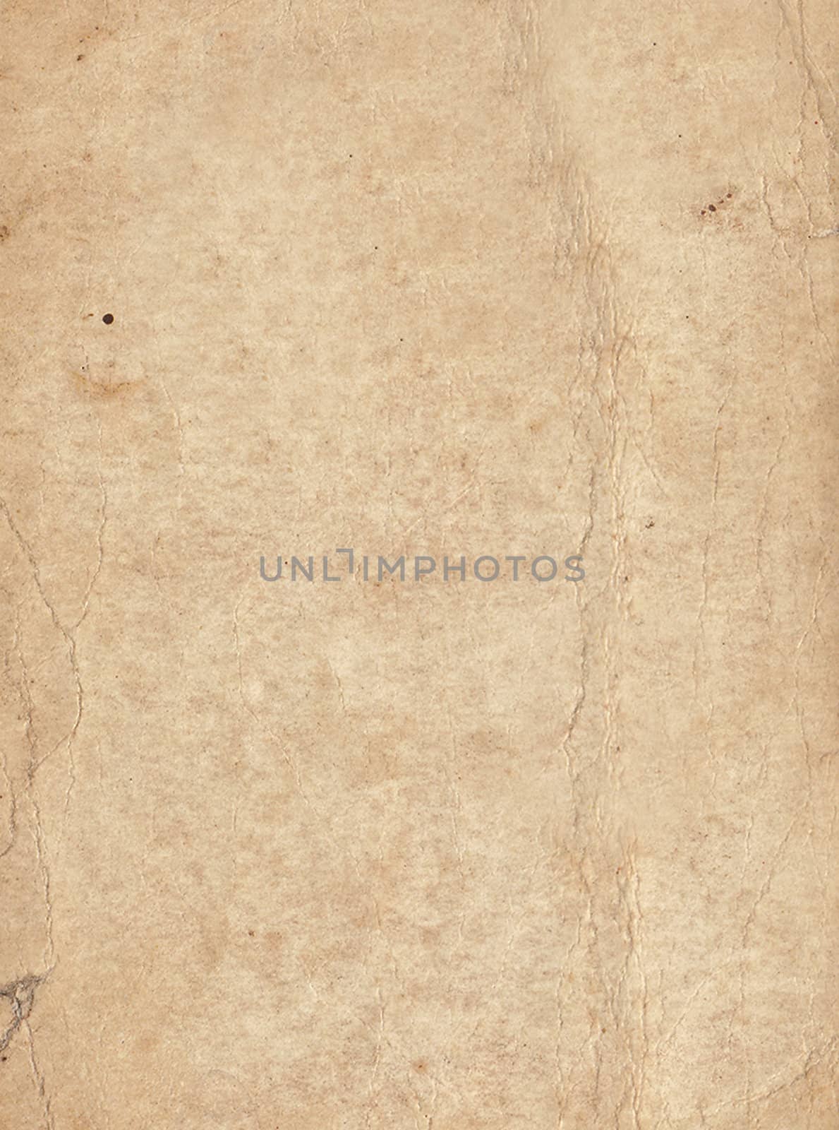 Old brown paper isolated on a white background.