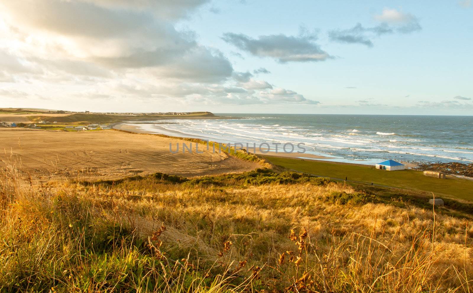 Cullen bay in the north of Scotland