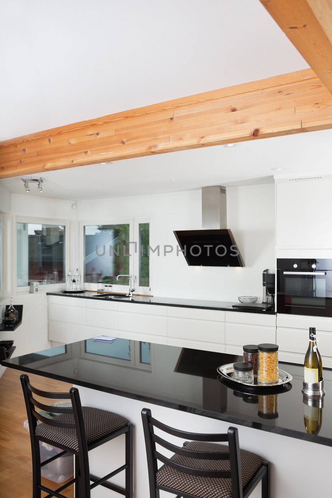 Luxury kitchen in a new modern home