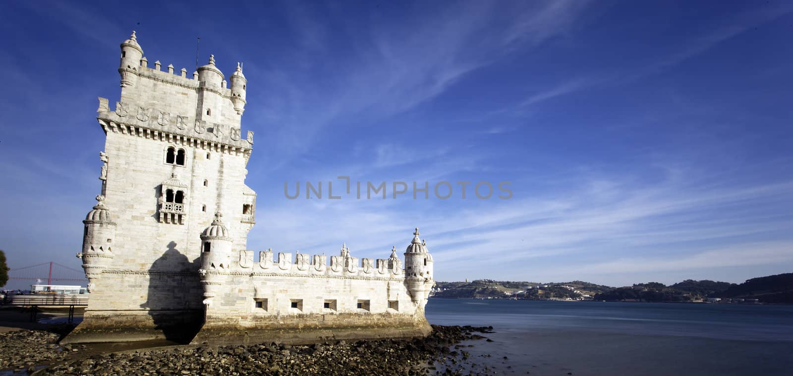 panoramic view Tower of Belem by vwalakte