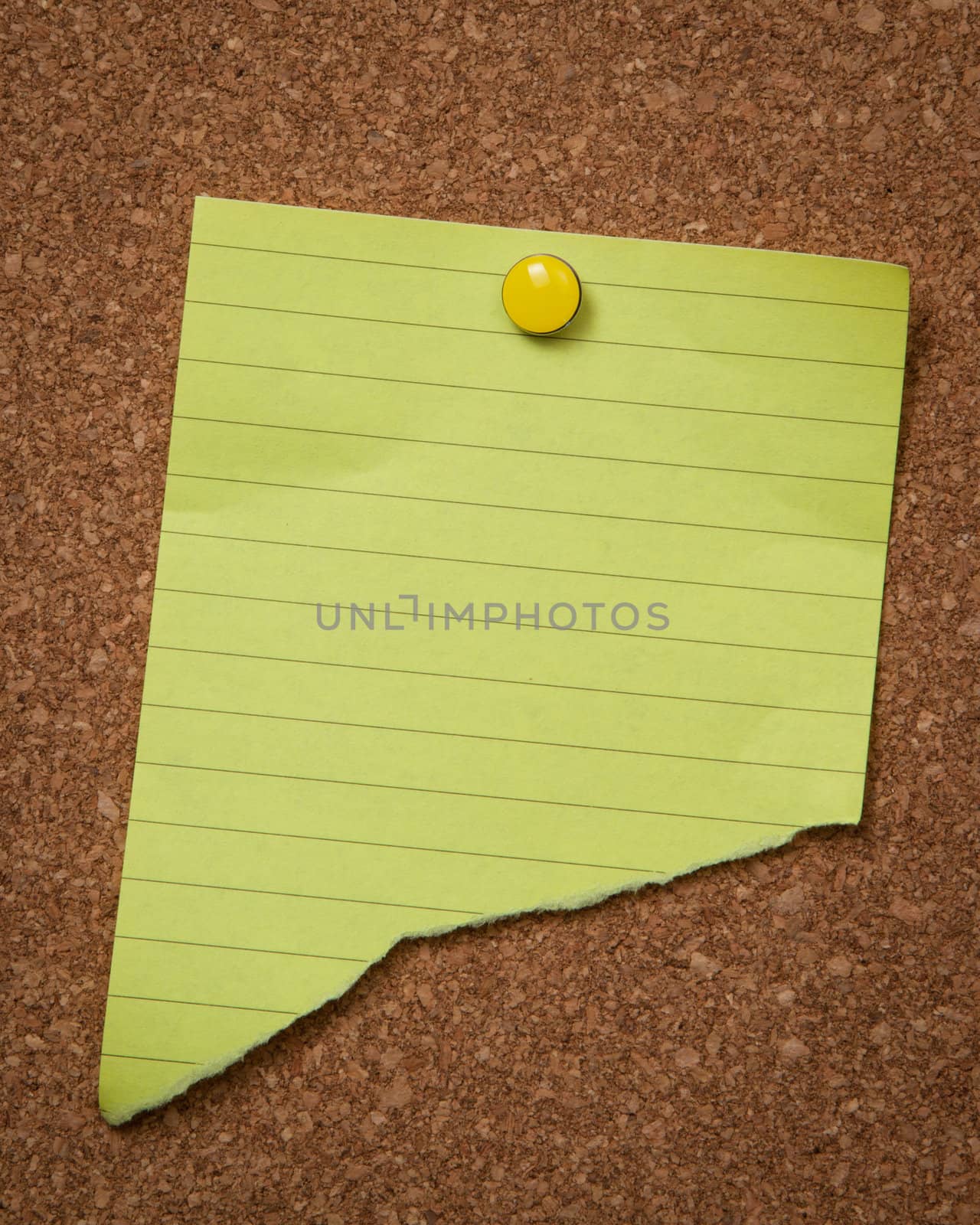 Yellow note pad by Izaphoto