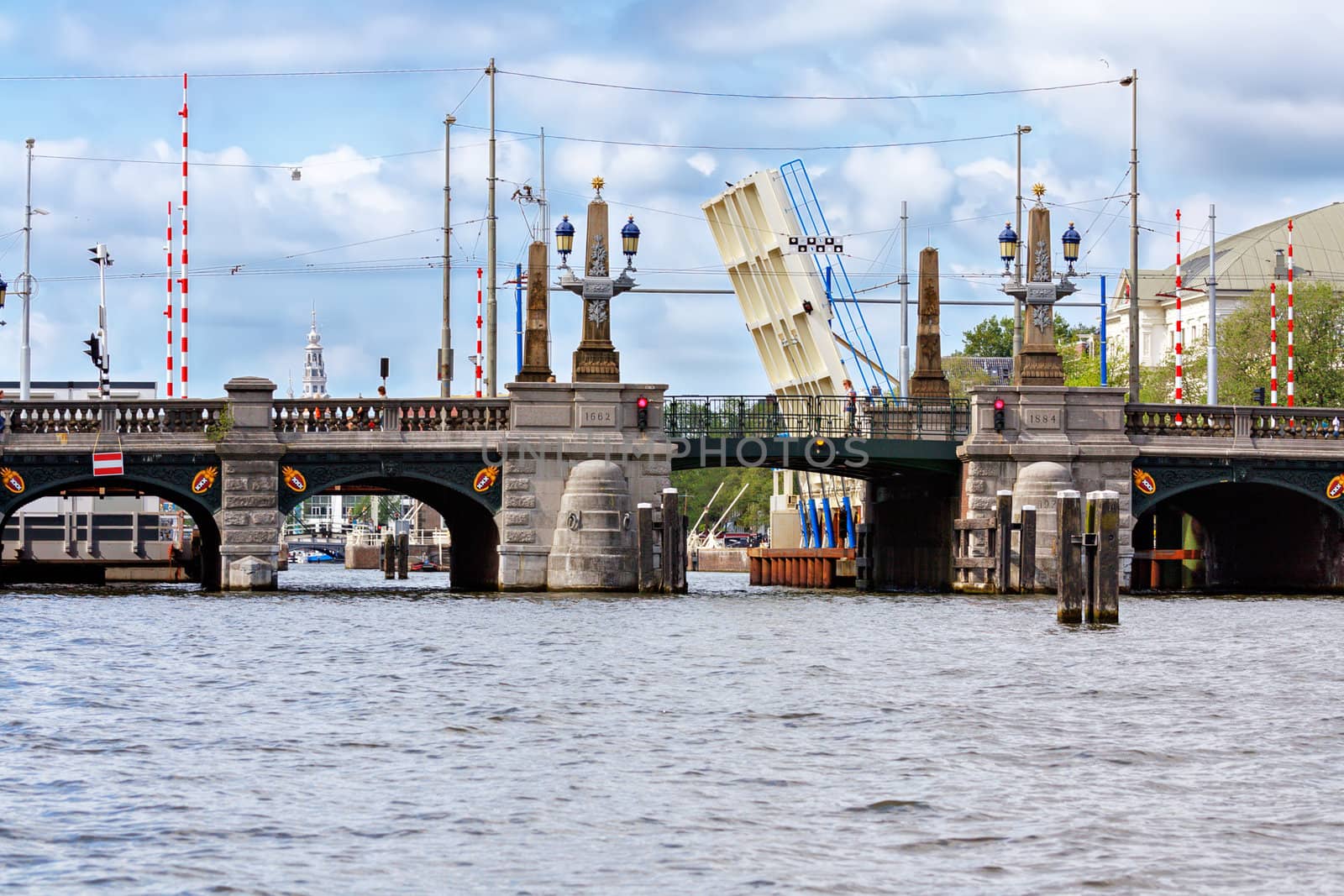 Bridge on Amsterdam Canal. by Roka