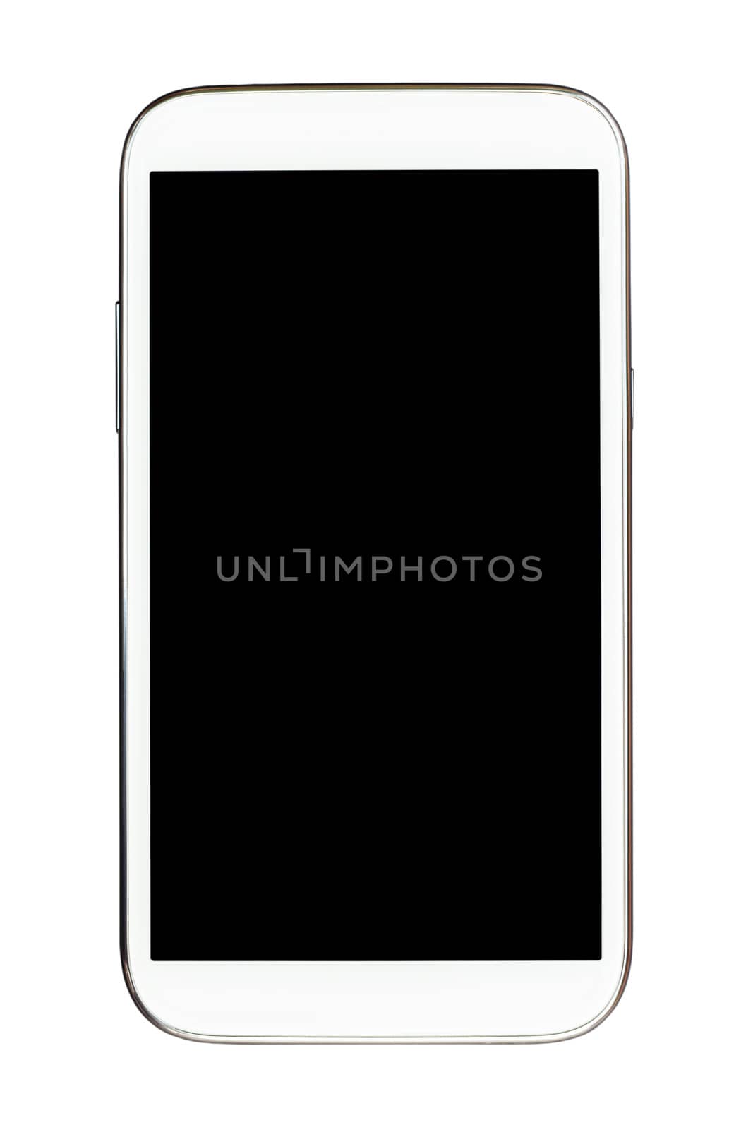 Mobile phone isolated on white background