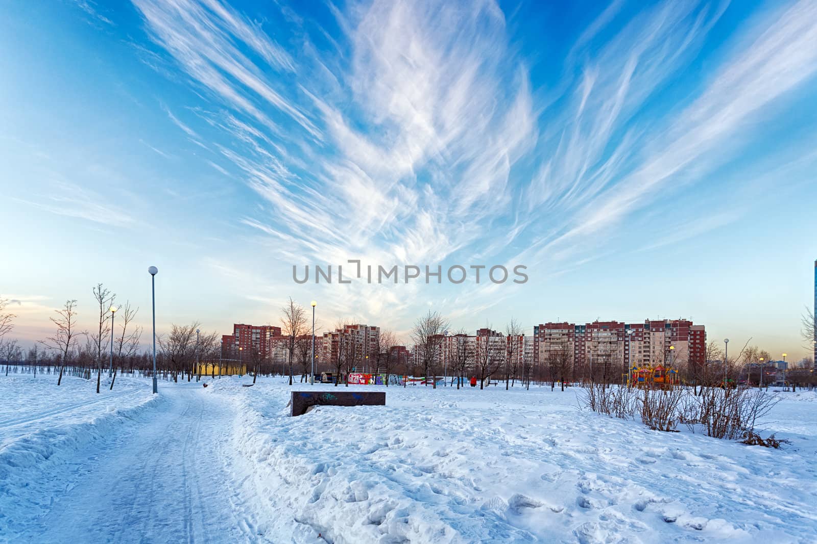 Winter landscape by Roka