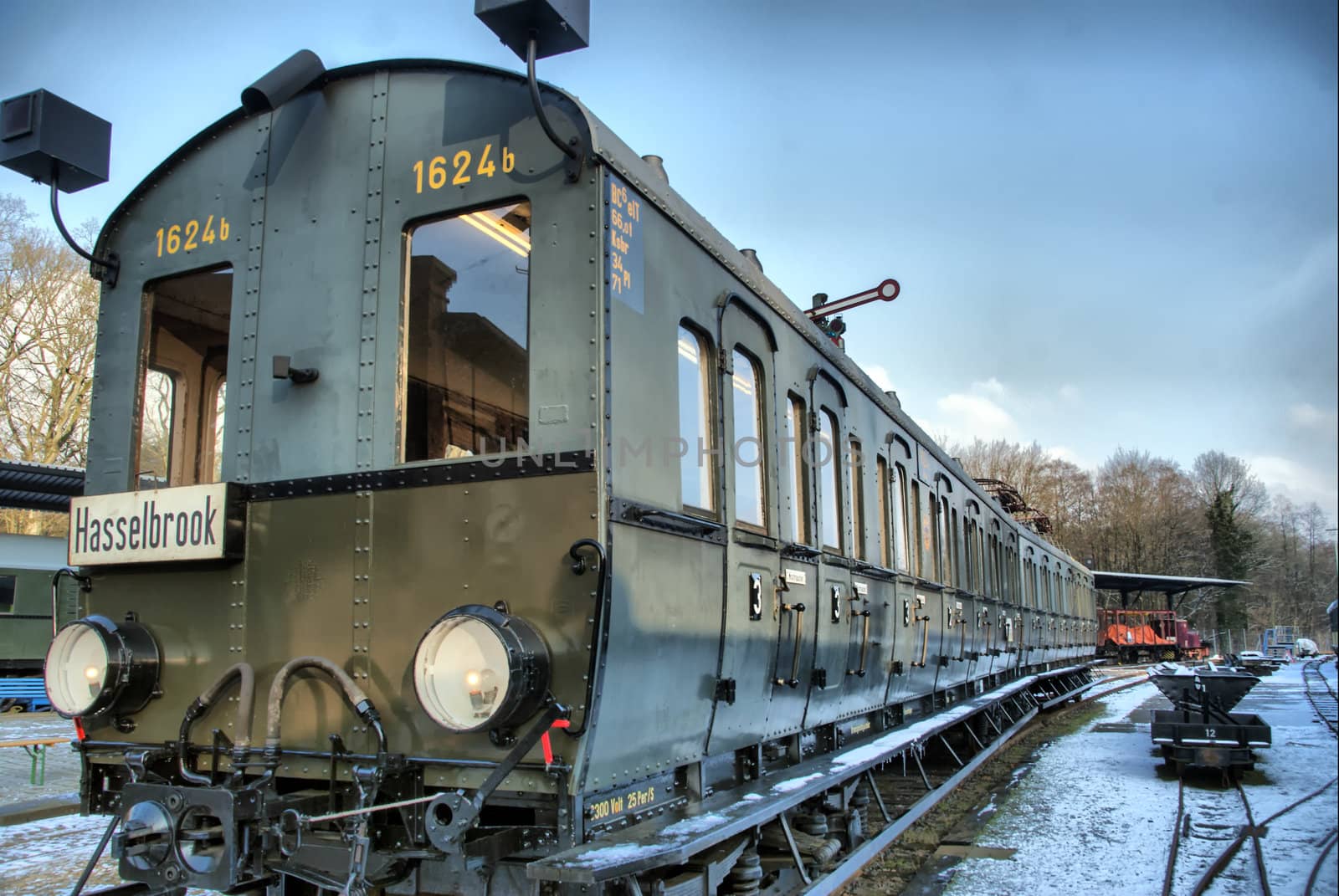 Old disused railcar in Germany