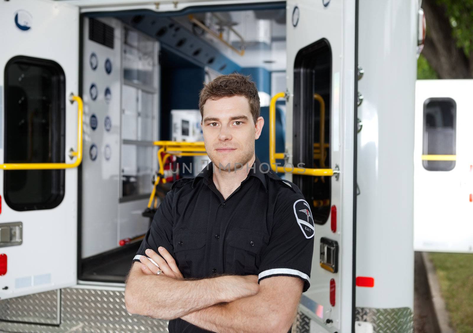 Portrait of a male Ambulance Personal