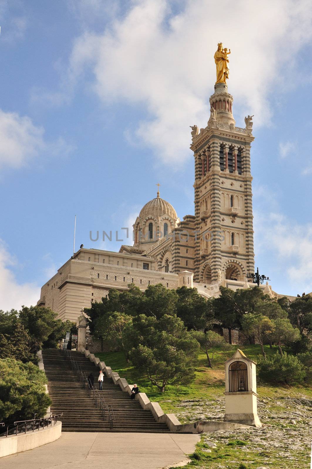 Notre Dame de la Garde, Marseille by vyskoczilova
