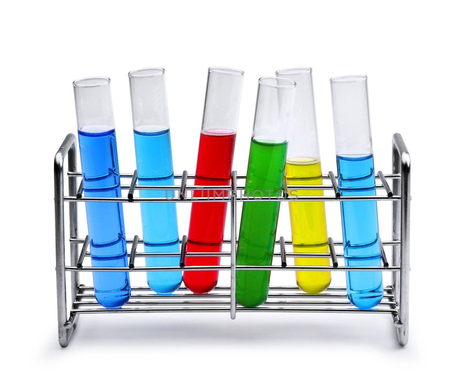 Labotatory test tube rack with liquid samples by anterovium