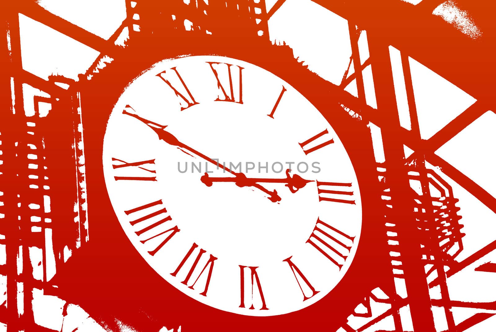 Station Clock at Hamburg Central Station