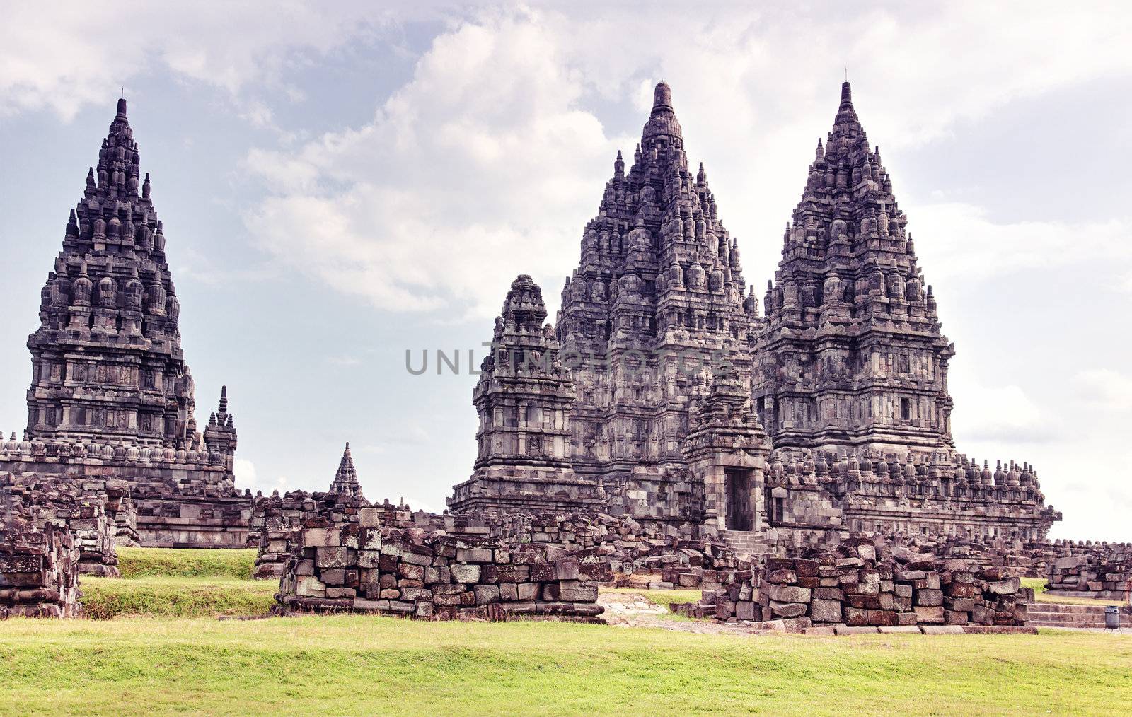 Prambanan temple. Java island, Indonesia