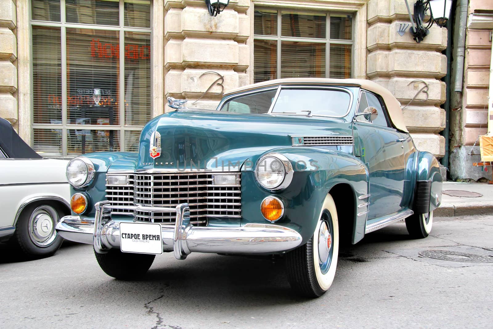 MOSCOW, RUSSIA - JUNE 3: American motor car Cadillac Series 62 competes at the annual L.U.C. Chopard Classic Weekend Rally on June 3, 2012 in Moscow, Russia.