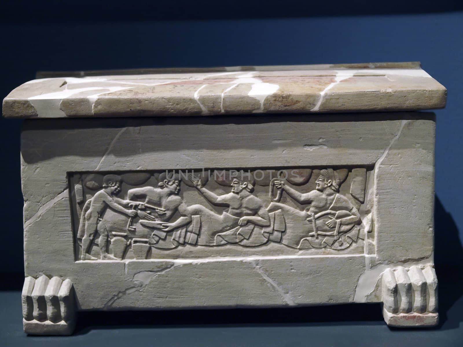 Sarcophagus of Chiusi, Tuscany. 5th century B.C