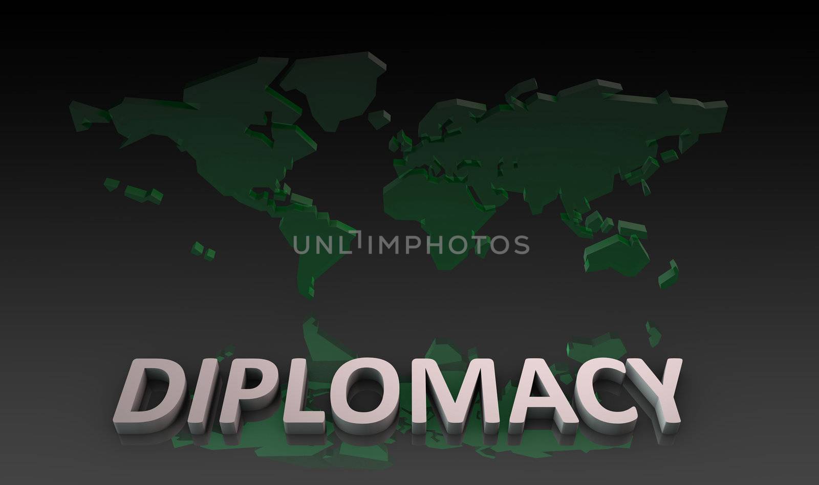 Diplomatic Relations Around the World in 3d