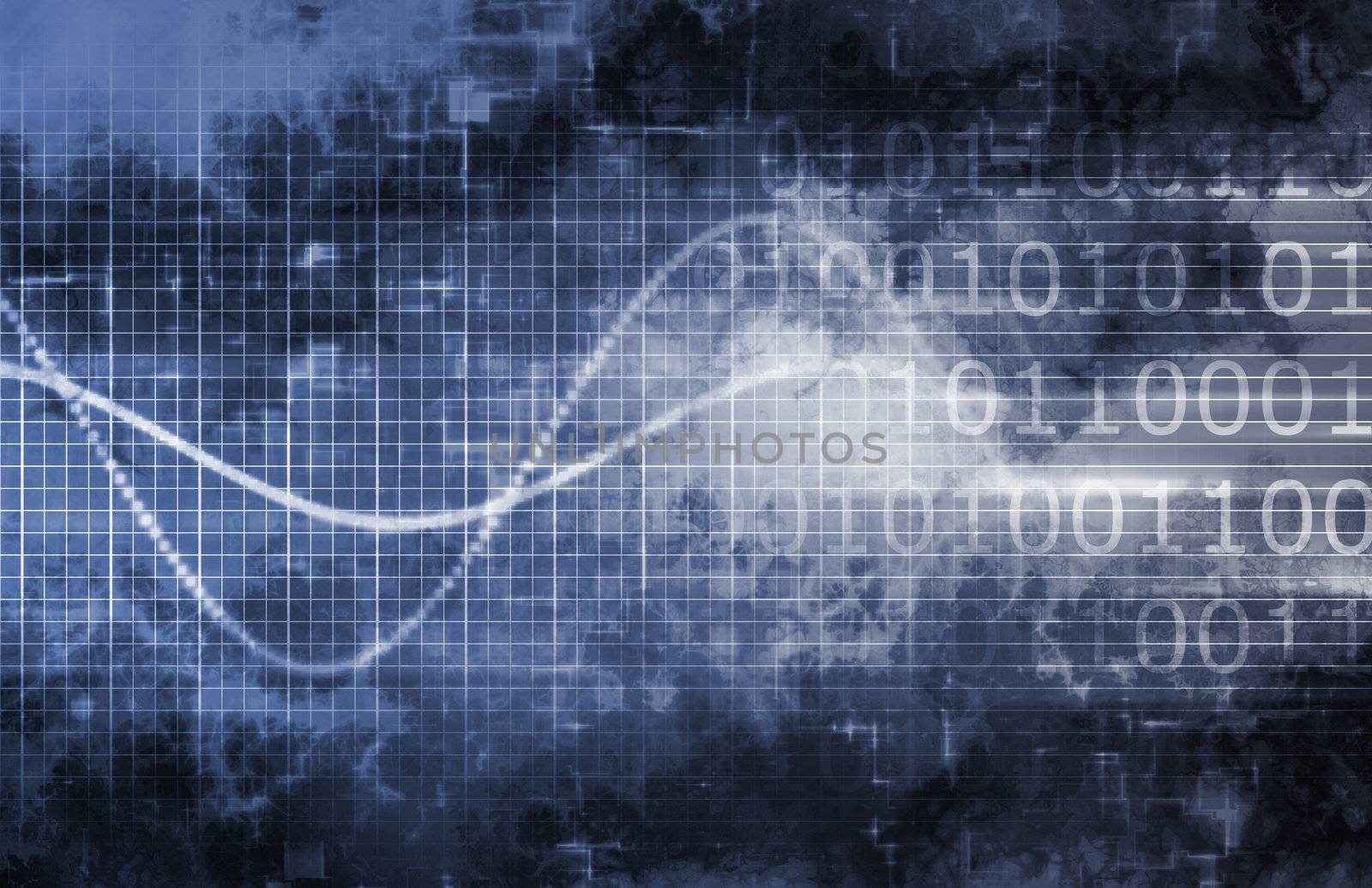 Information Technology or IT as a Art Background