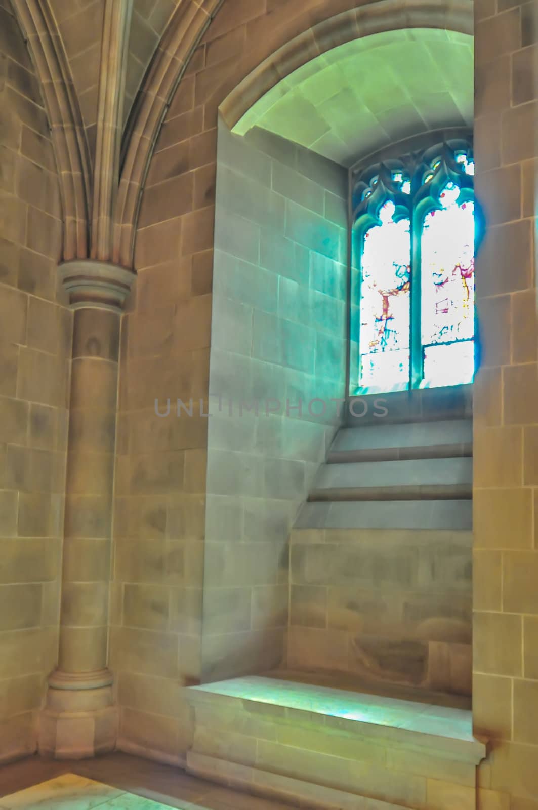 interior of a national cathedral gothic classic architecture by digidreamgrafix