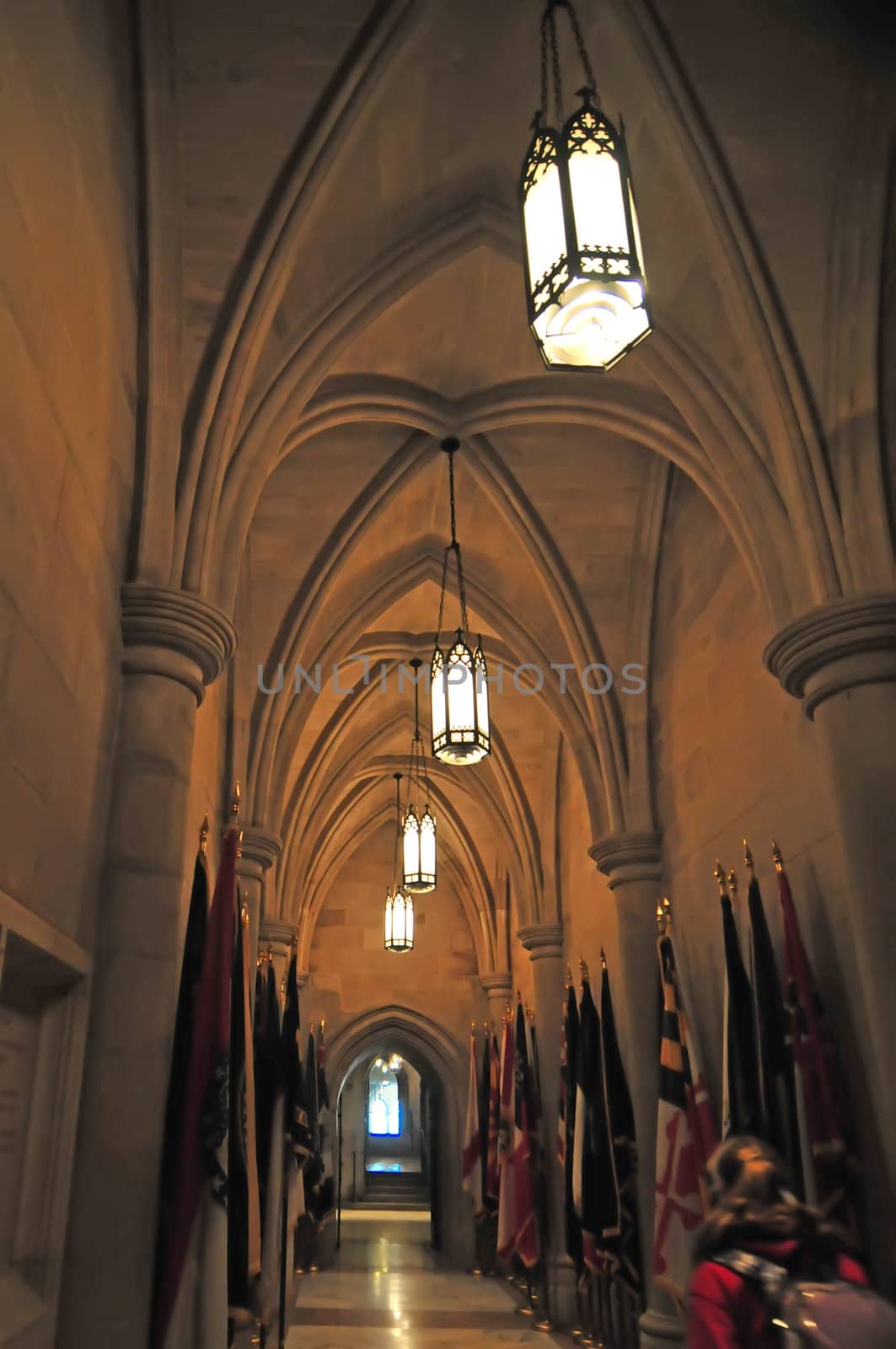 interior of a national cathedral gothic classic architecture