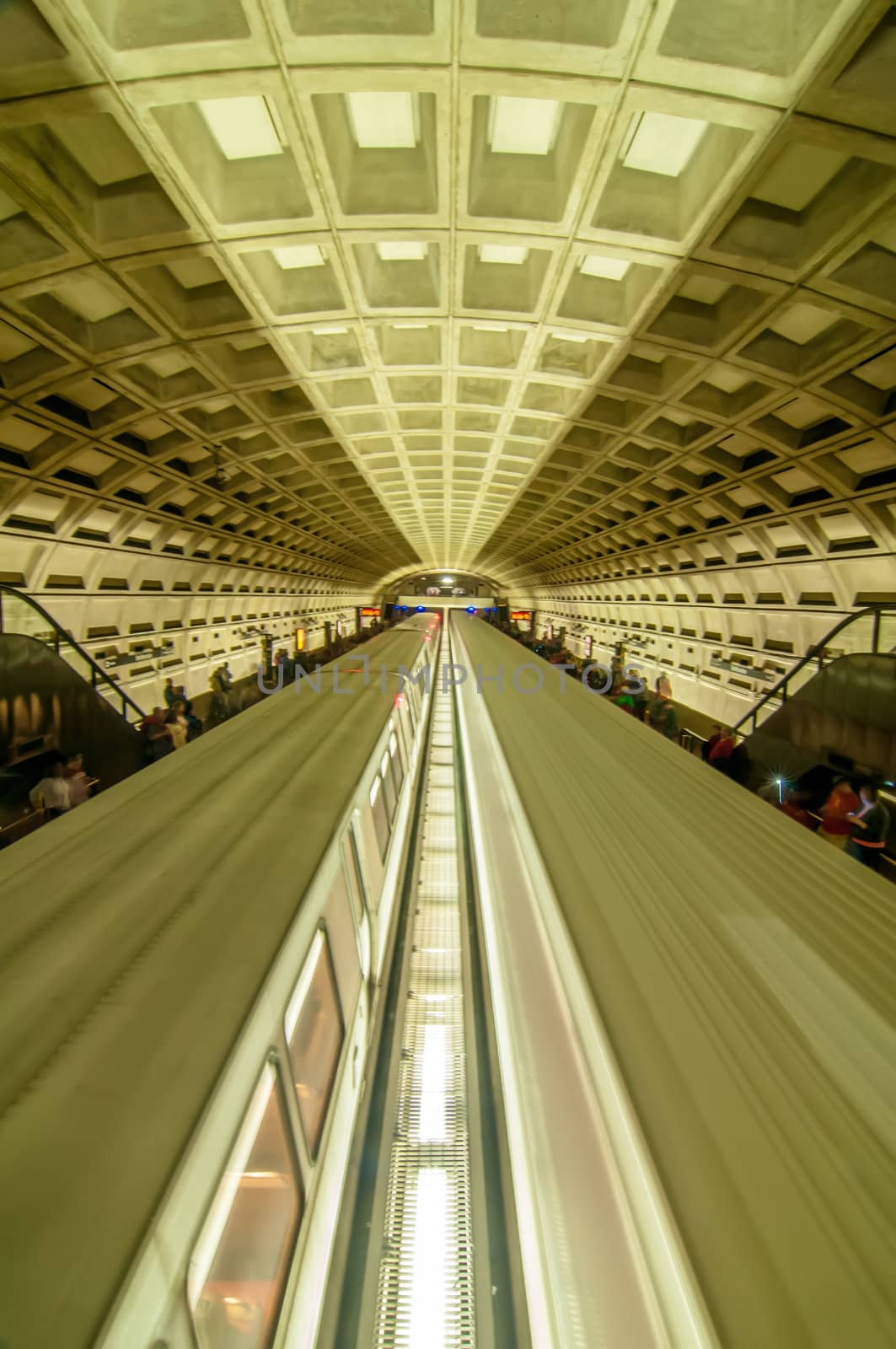 Smithsonian metro station in Washington DC by digidreamgrafix