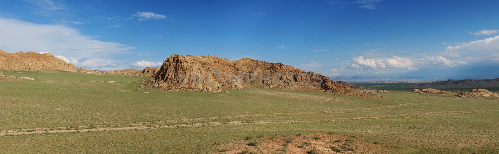 Altai mountains. Beautiful highland landscape. Mongolia