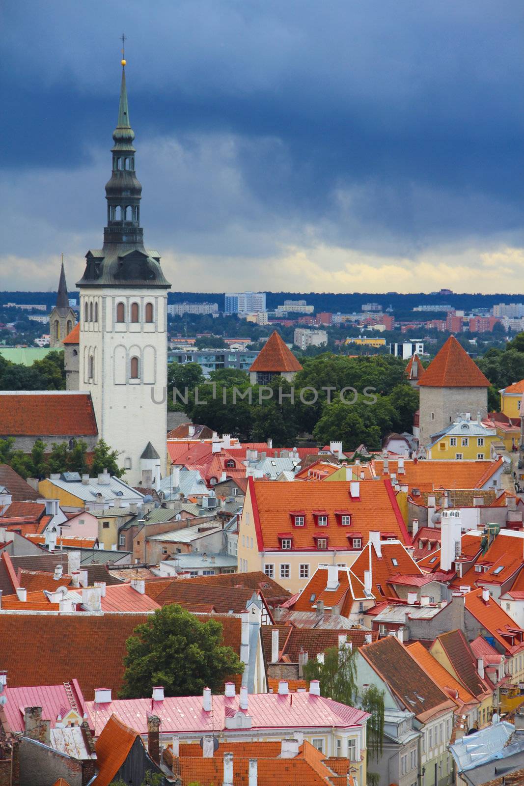 Panorama of old Tallinn by destillat