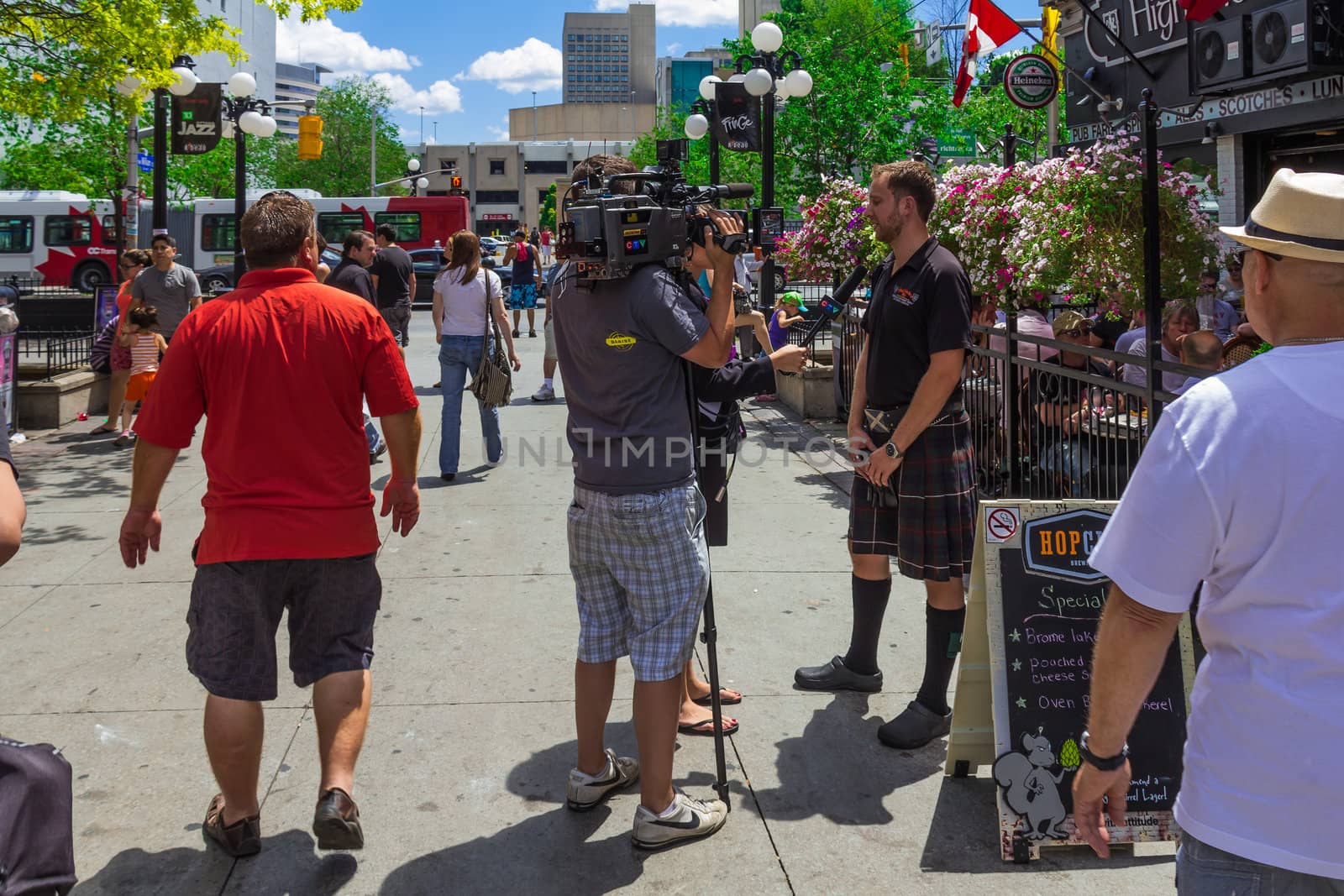 Interview with a guy wearing a skirt by petkolophoto