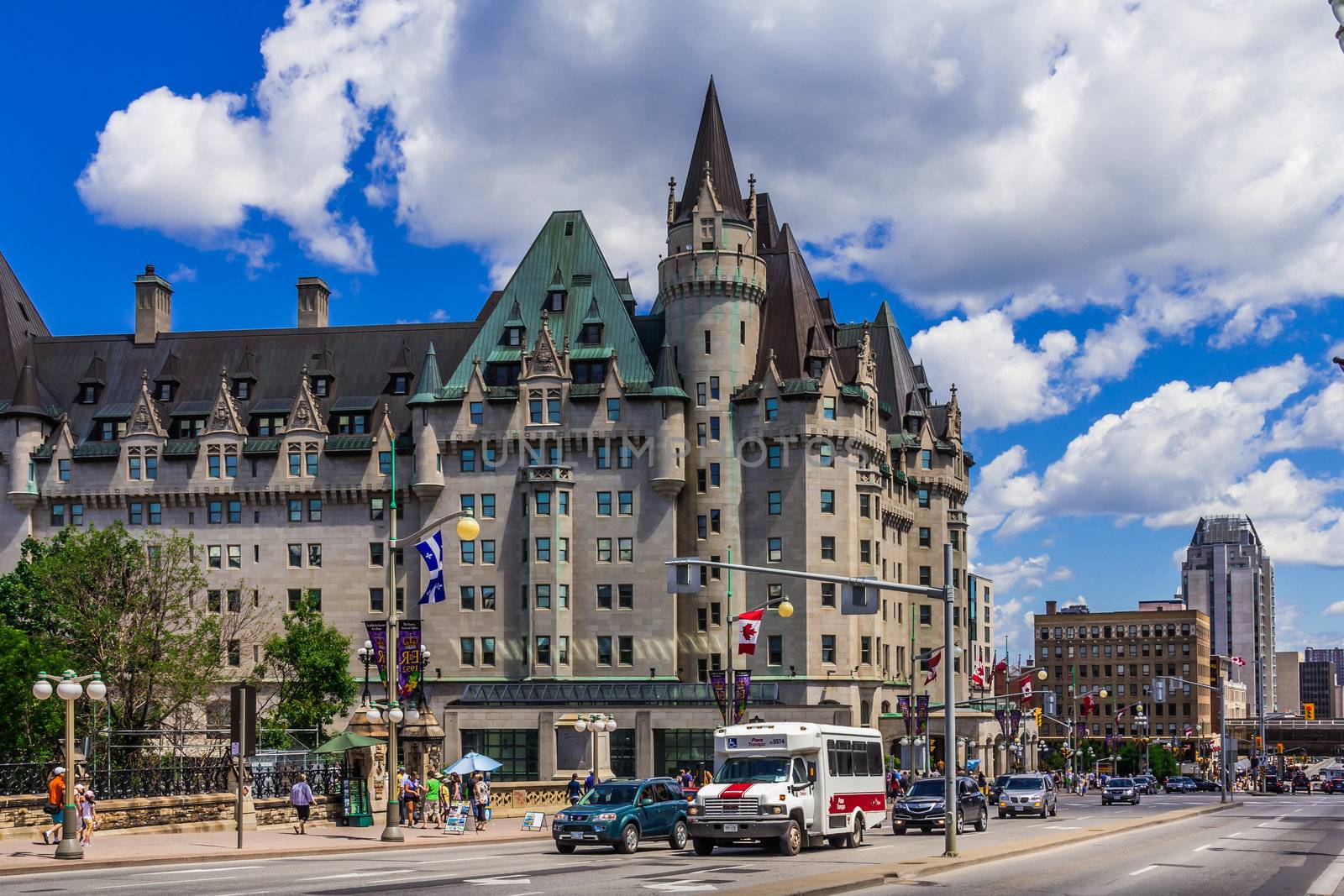 Ottawa's Old Chateau Laurier Hotel by petkolophoto