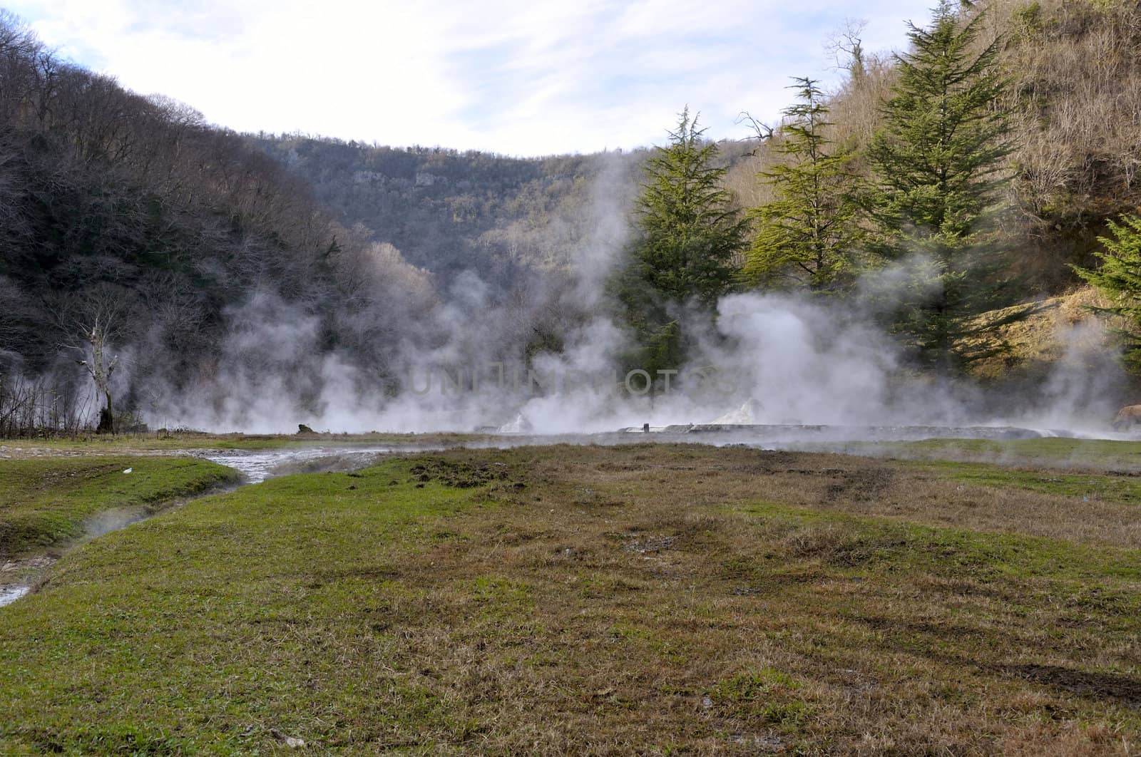 hot sulfur springs