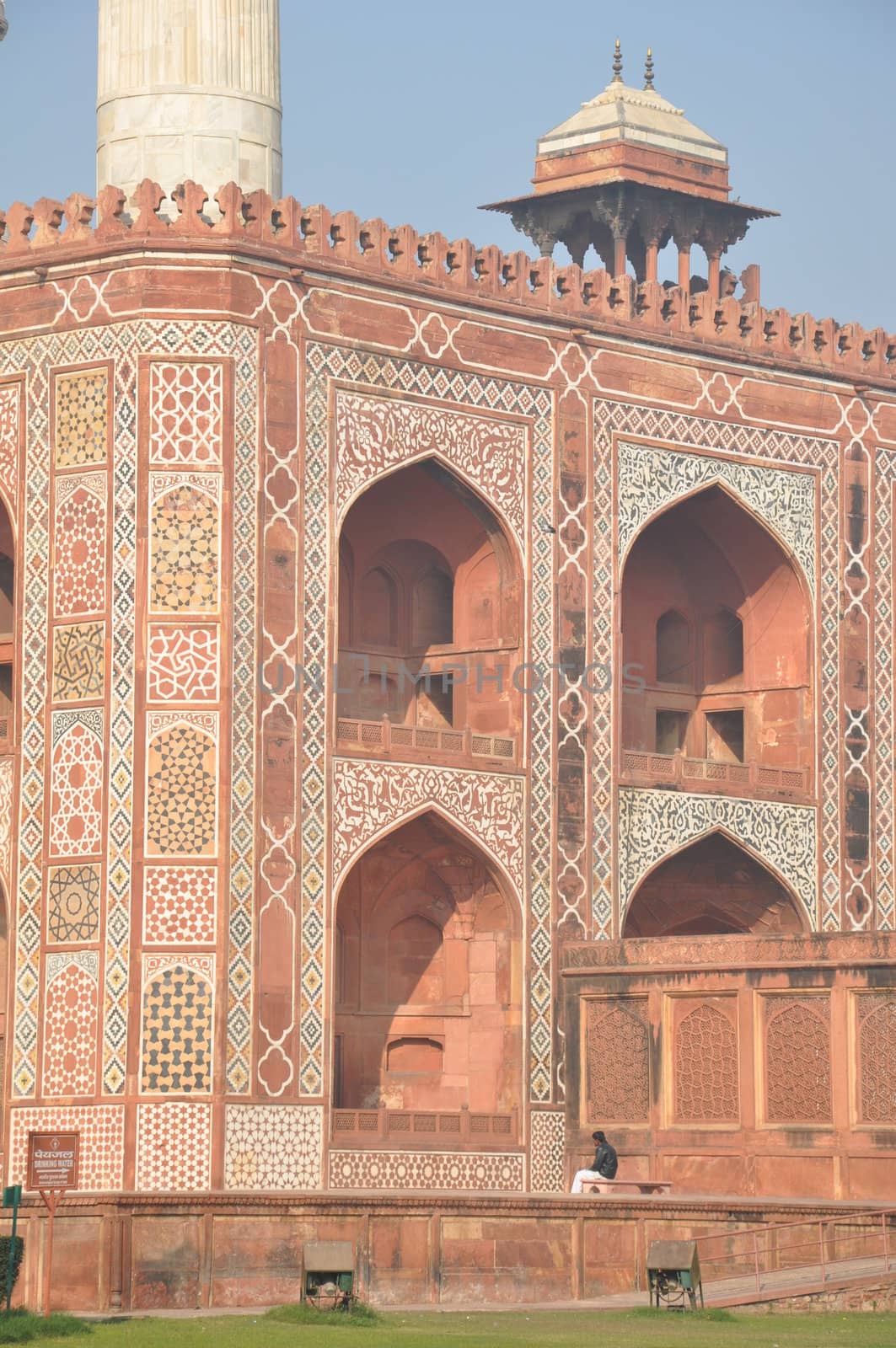 Akbar's Tomb at Sikandra (Agra) in India