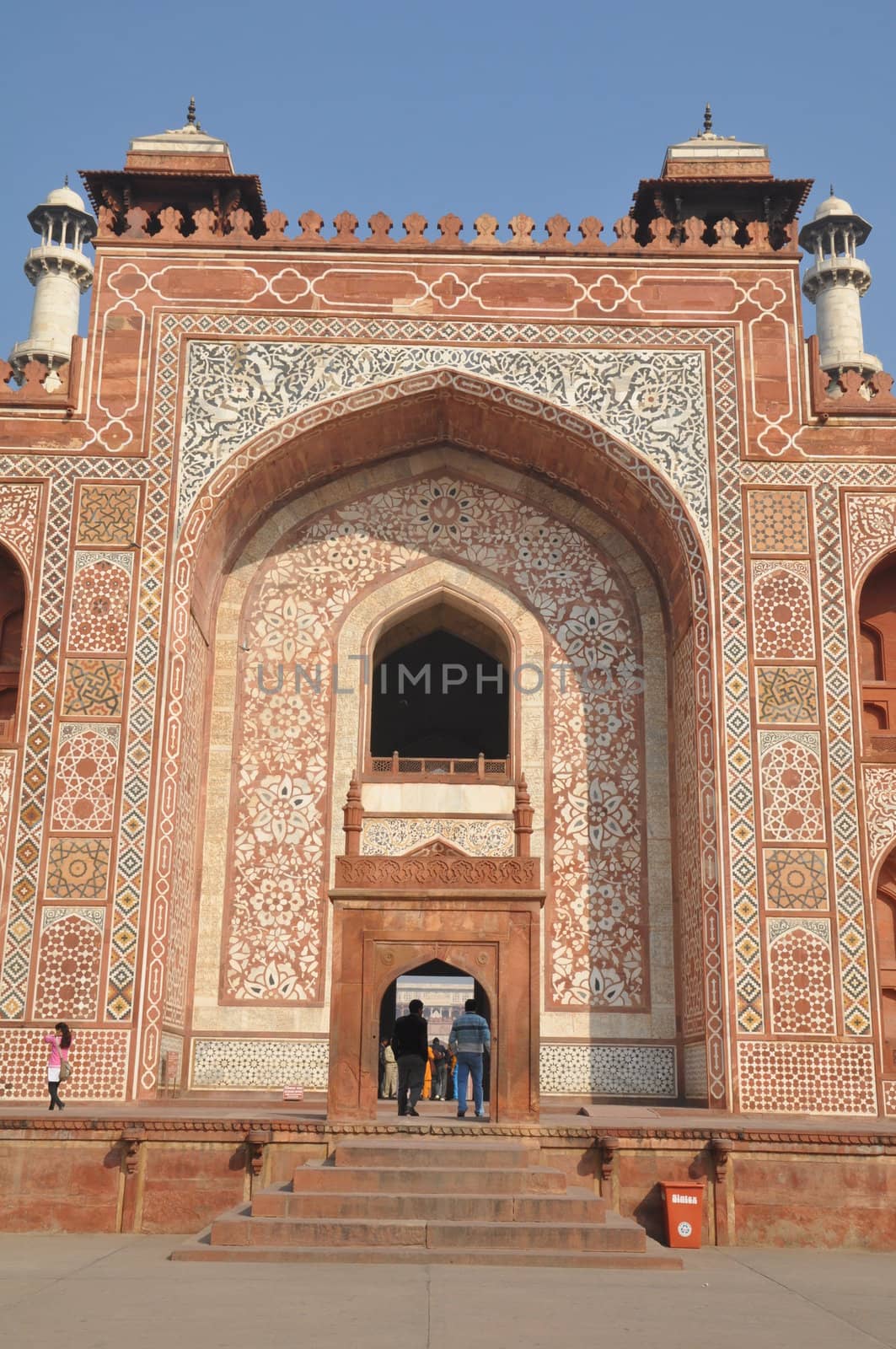 Akbar's Tomb at Sikandra (Agra) in India