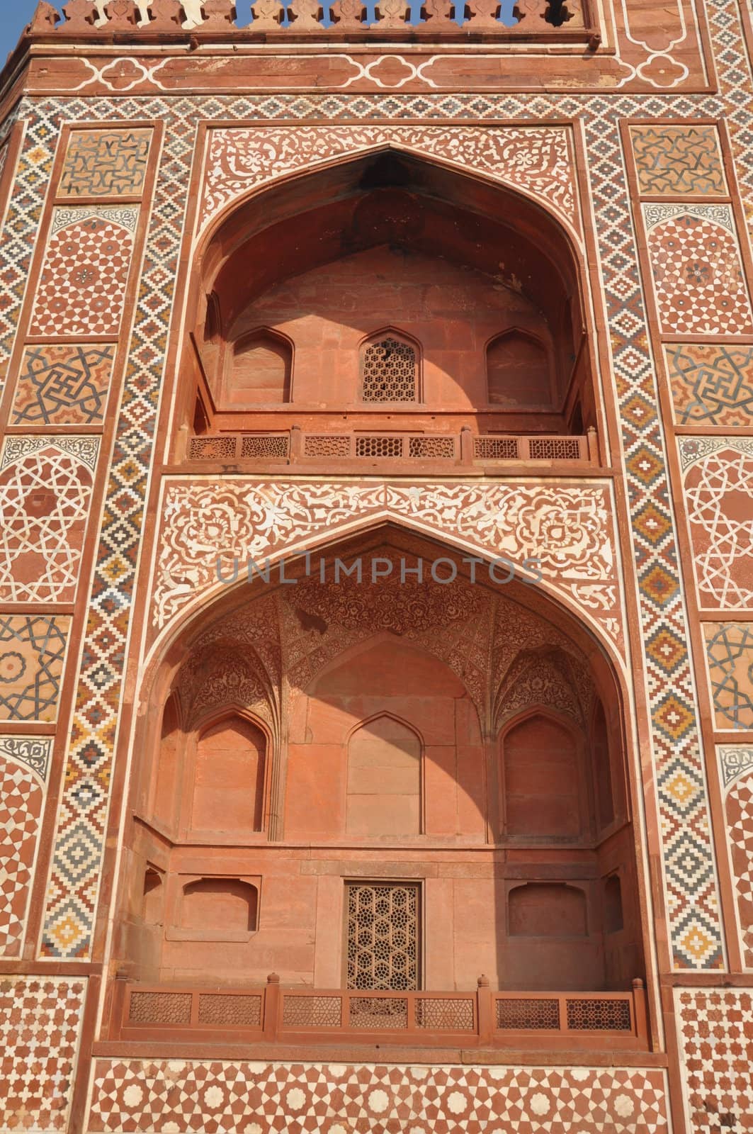 Akbar's Tomb at Sikandra (Agra) in India