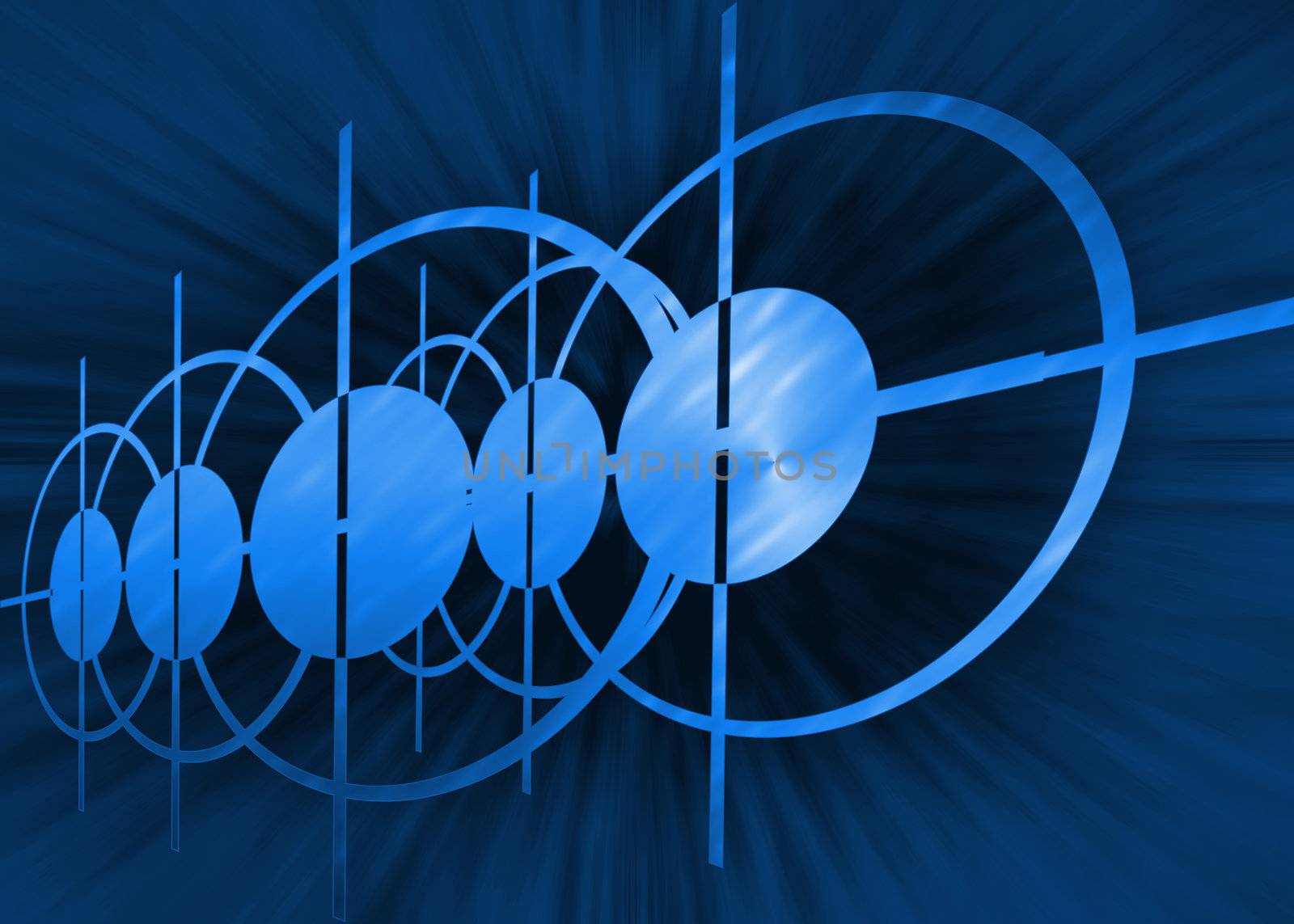 Blue abstract grunge background