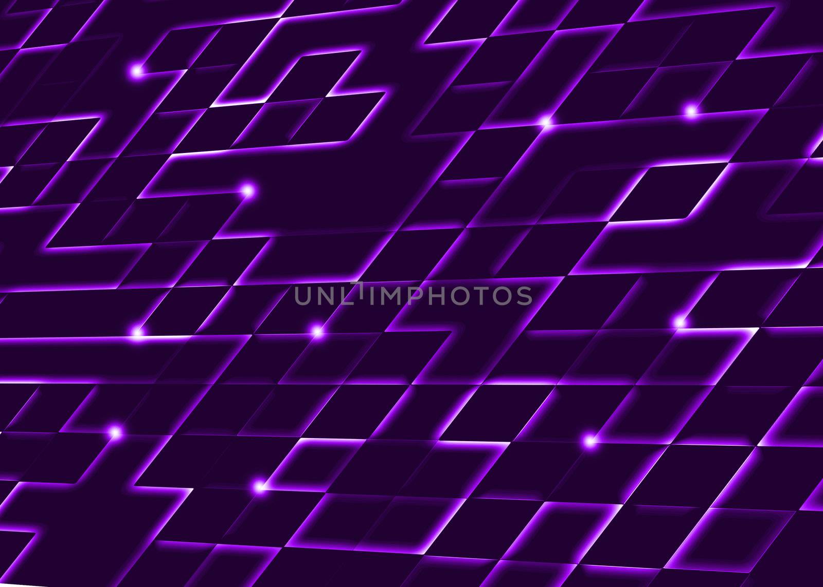 abstract square pixel mosaic purple background