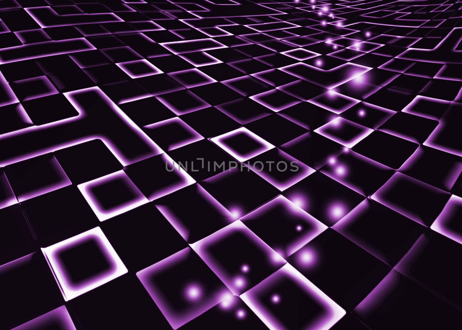 abstract square pixel mosaic purple background