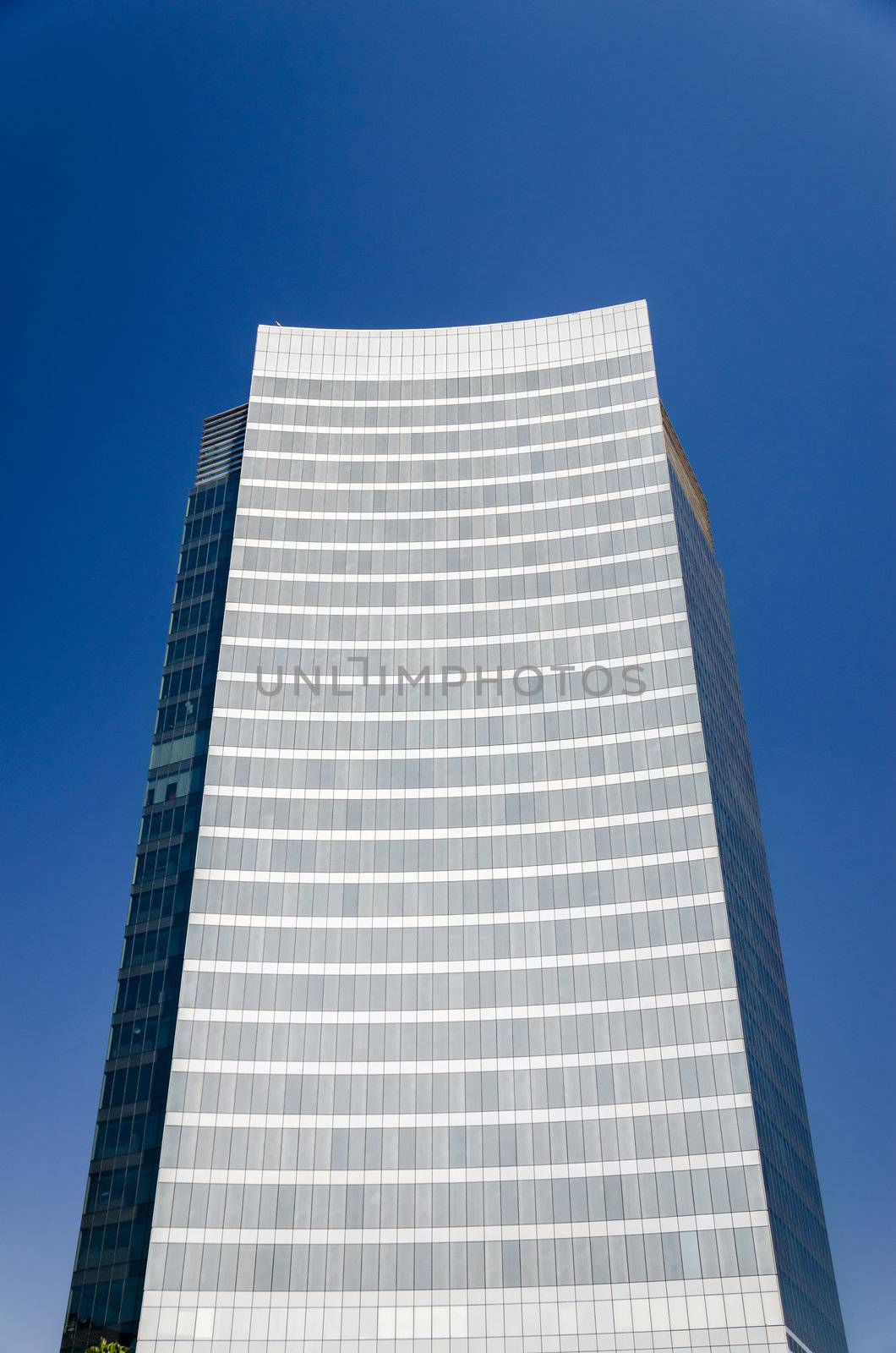 Skyscraper in the financial district of Mexico City