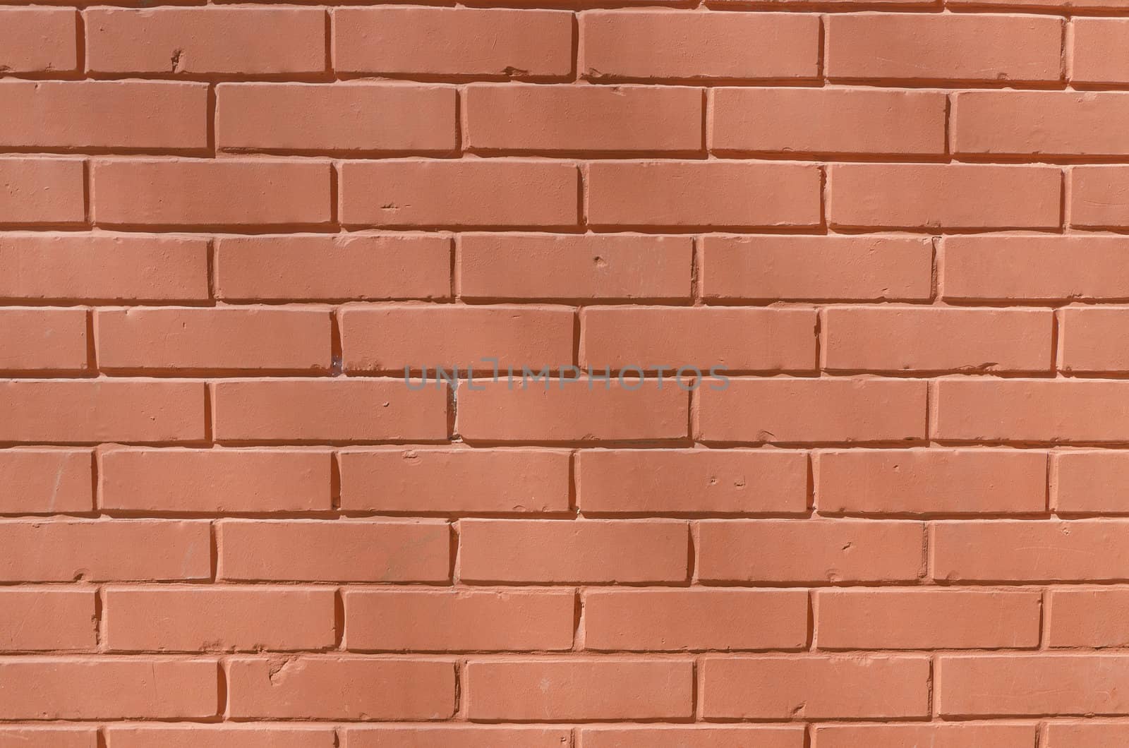 detail of a red brick wall