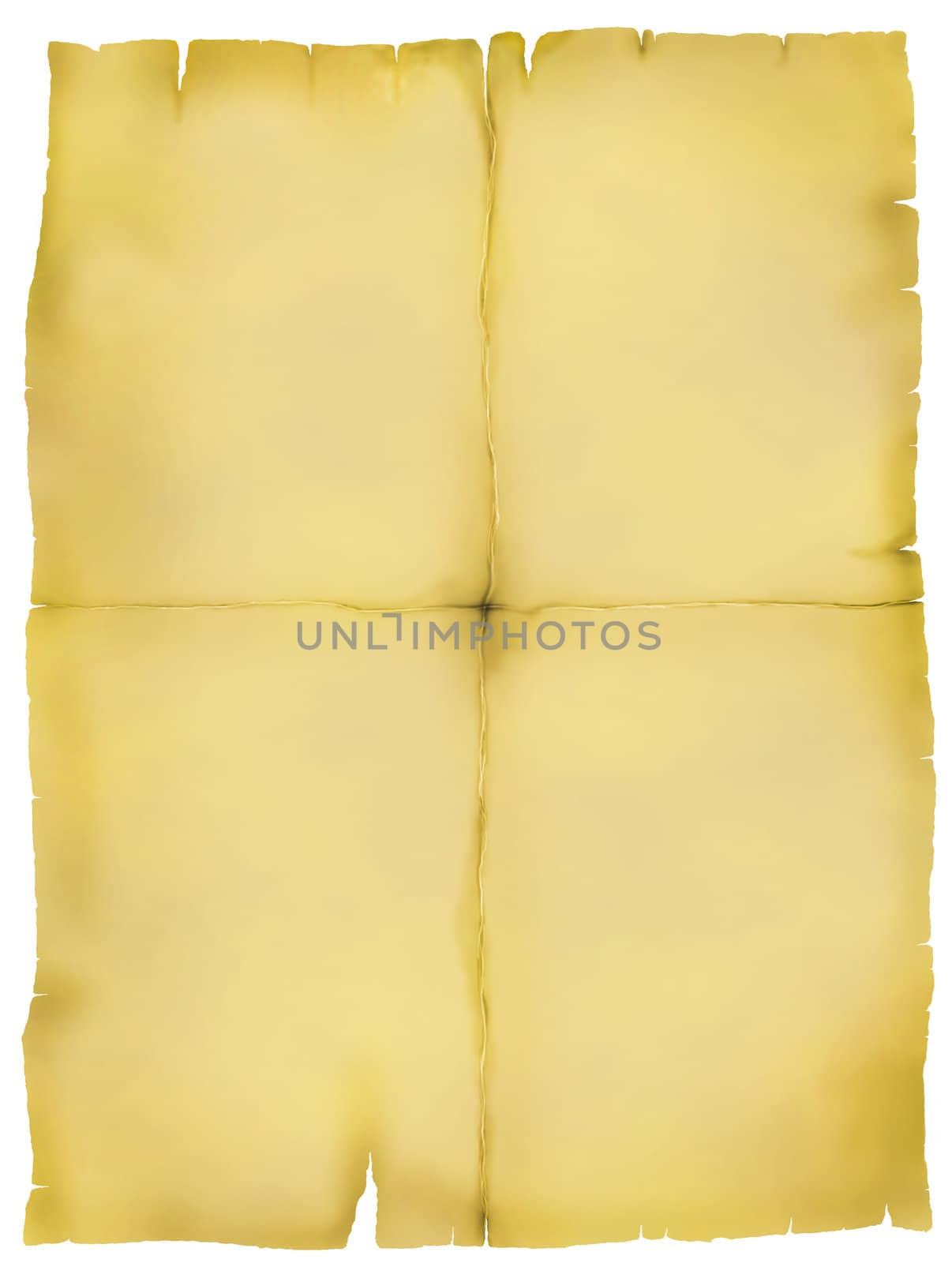 Faded and damaged old paper background illustration