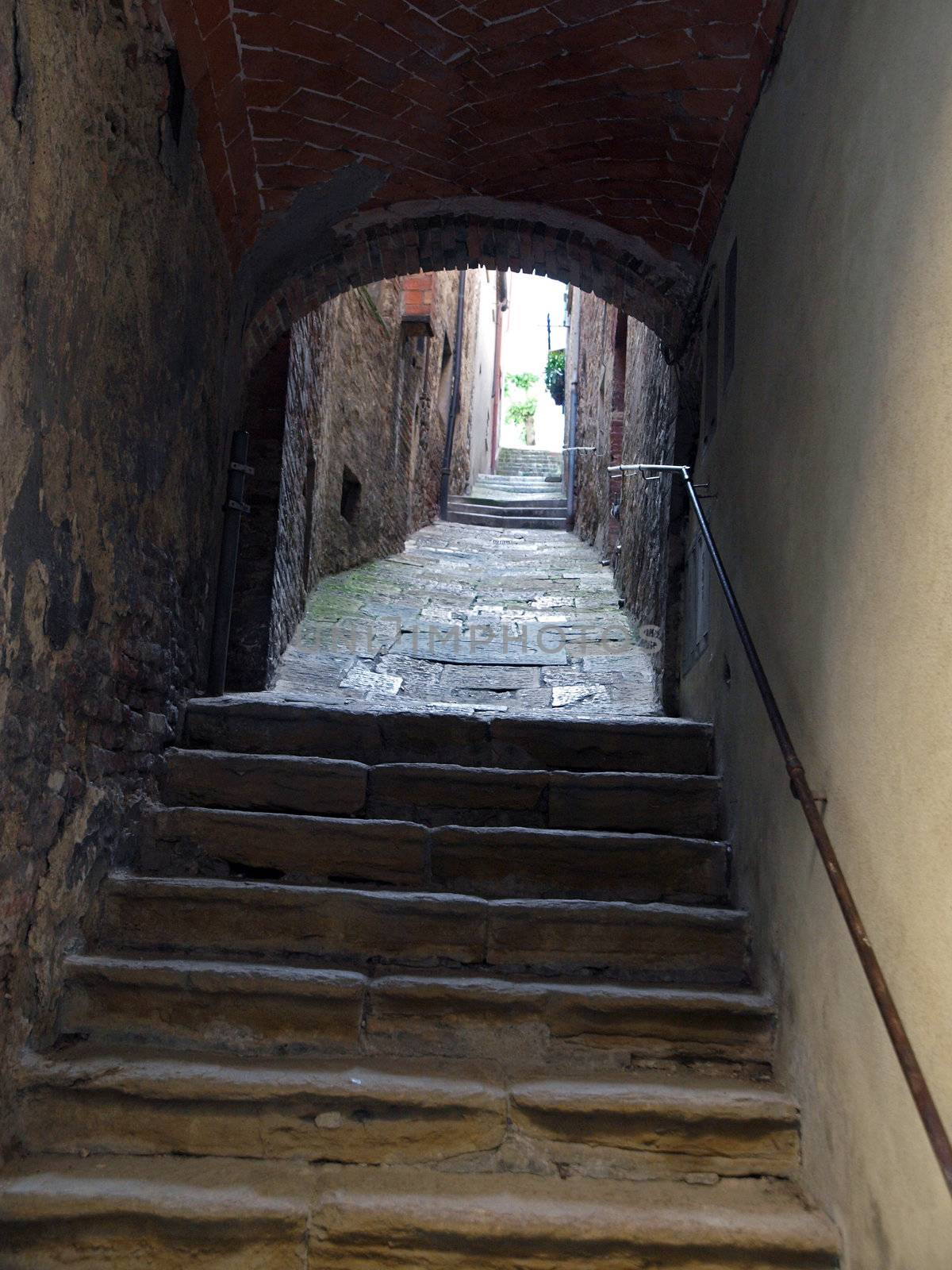 Montepulciano - the narrow streets of the historic city center